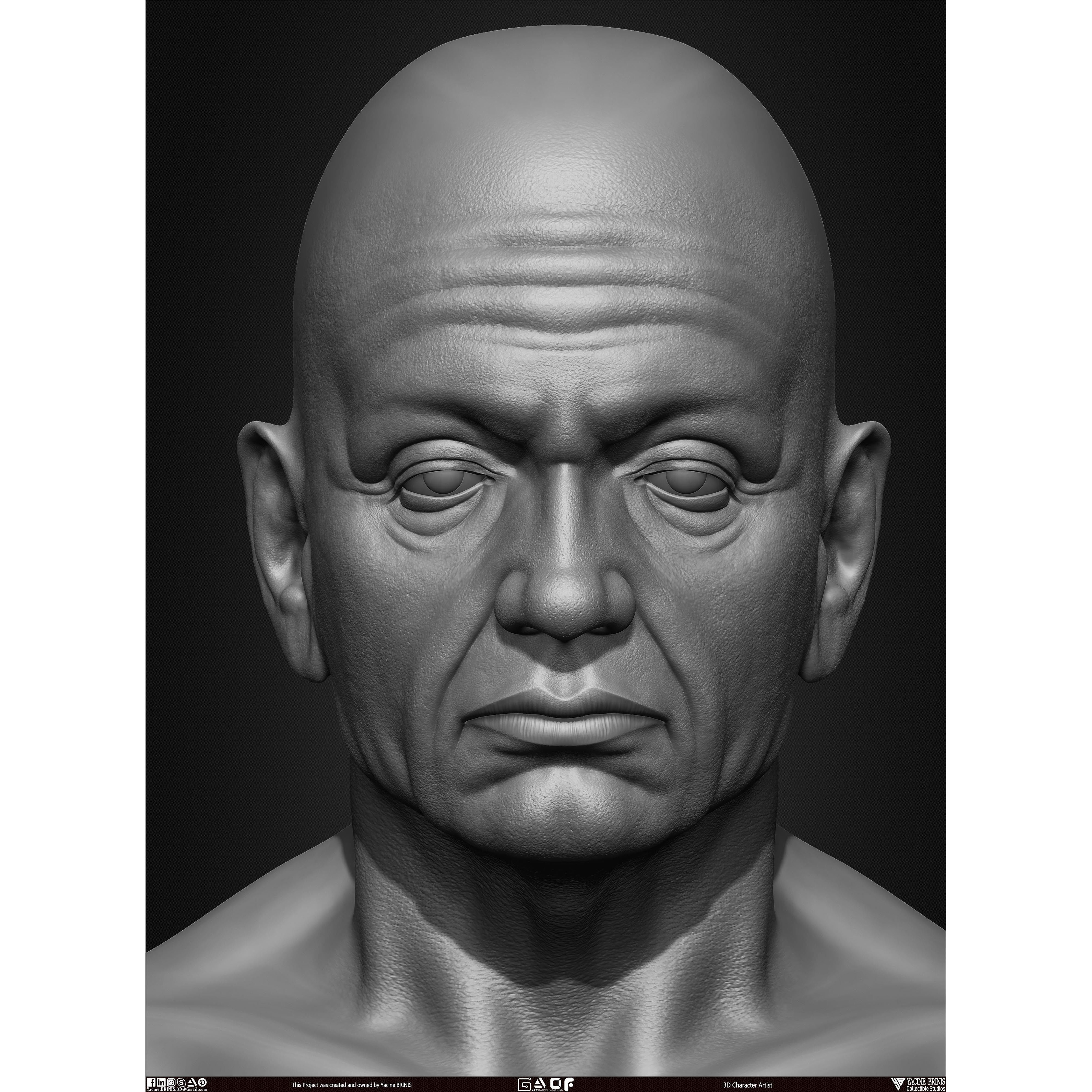 Old Man - Low-Poly Game-Ready 3D Model - View 15