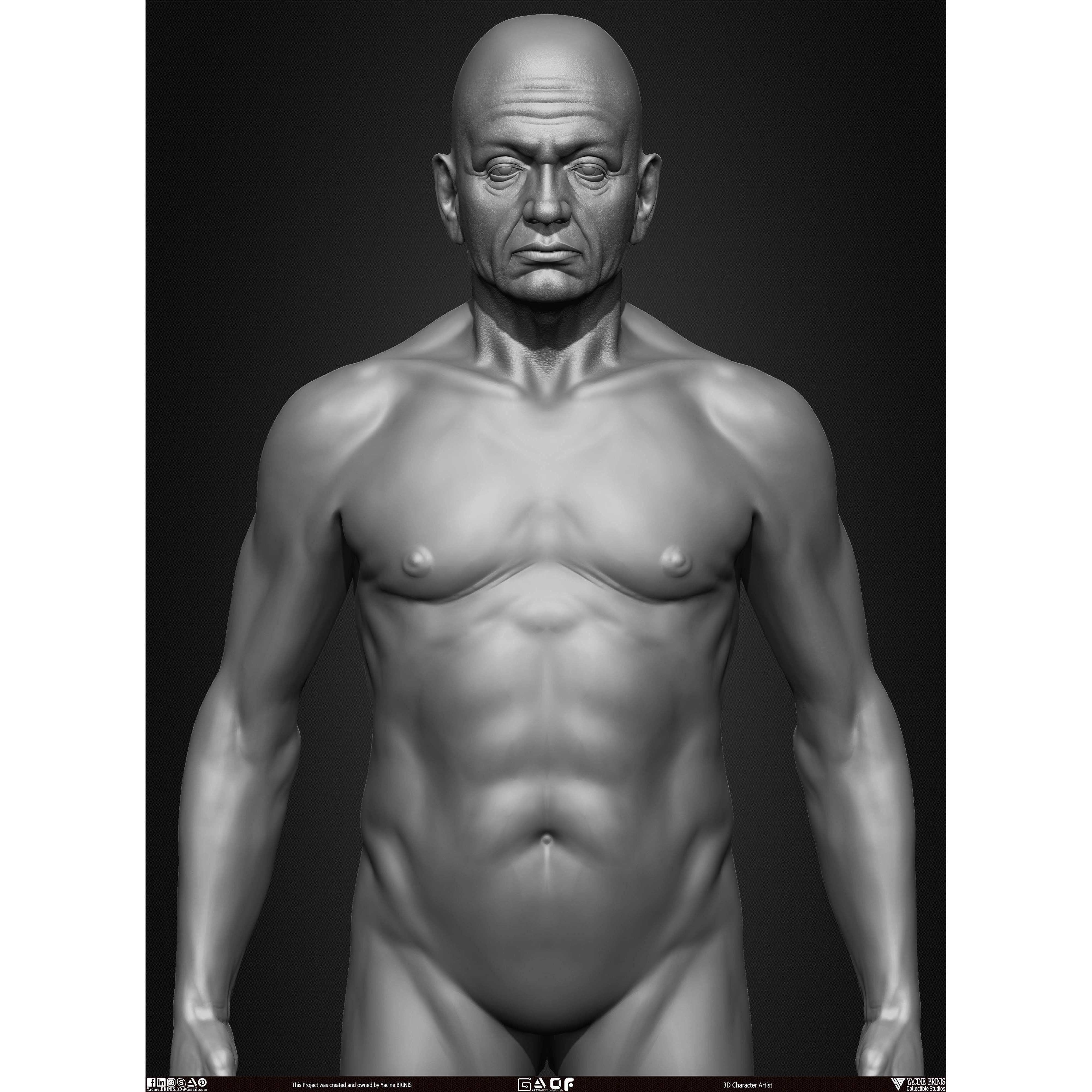Old Man - Low-Poly Game-Ready 3D Model - View 16