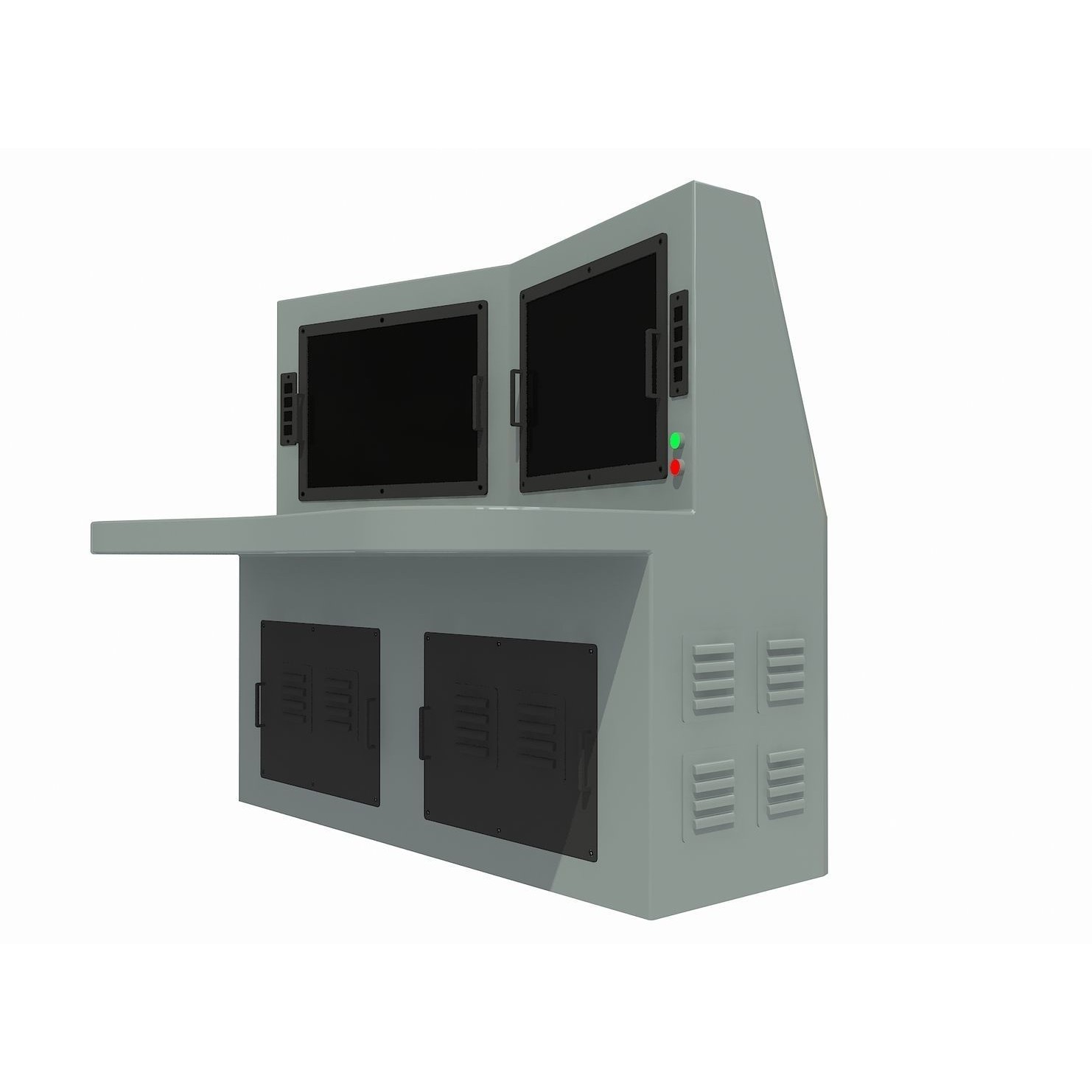 Operation and Command Center - Low-Poly Game-Ready 3D Model - View 11