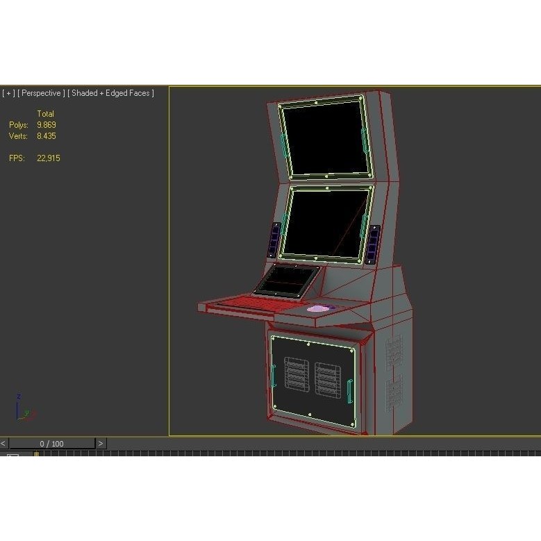 Operation and Command Center - Low-Poly Game-Ready 3D Model - View 7