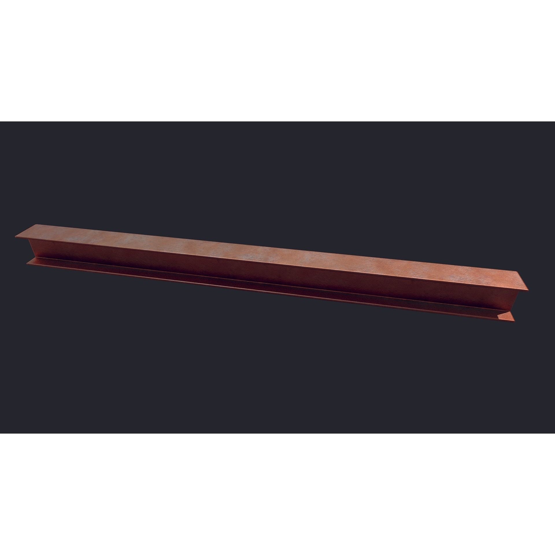 Industrial Metal Beam 3D Model – Low Poly Game Asset, FBX - View 6