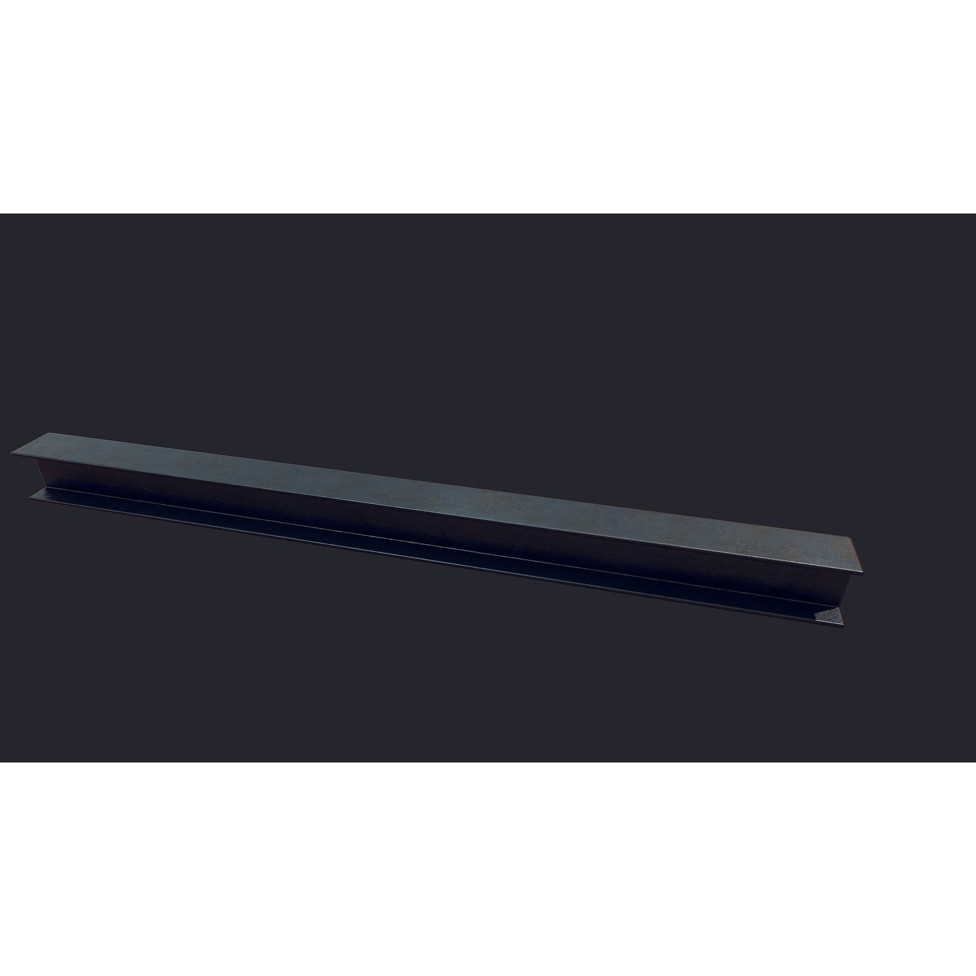 Industrial Metal Beam 3D Model – Low Poly Game Asset, FBX - View 9