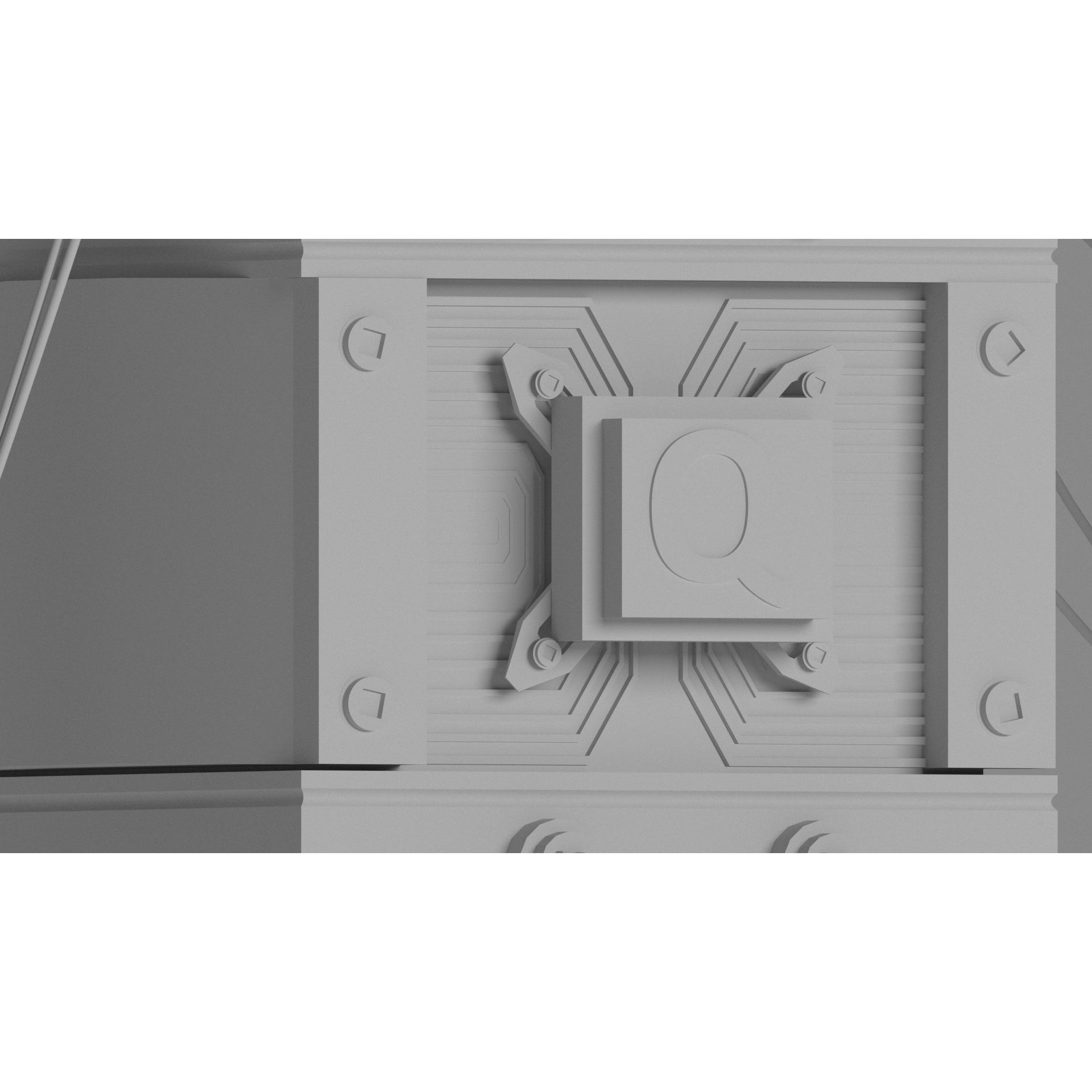 Quantum Computer 3D Model – High Poly, V-Ray Ready, Multiple Formats