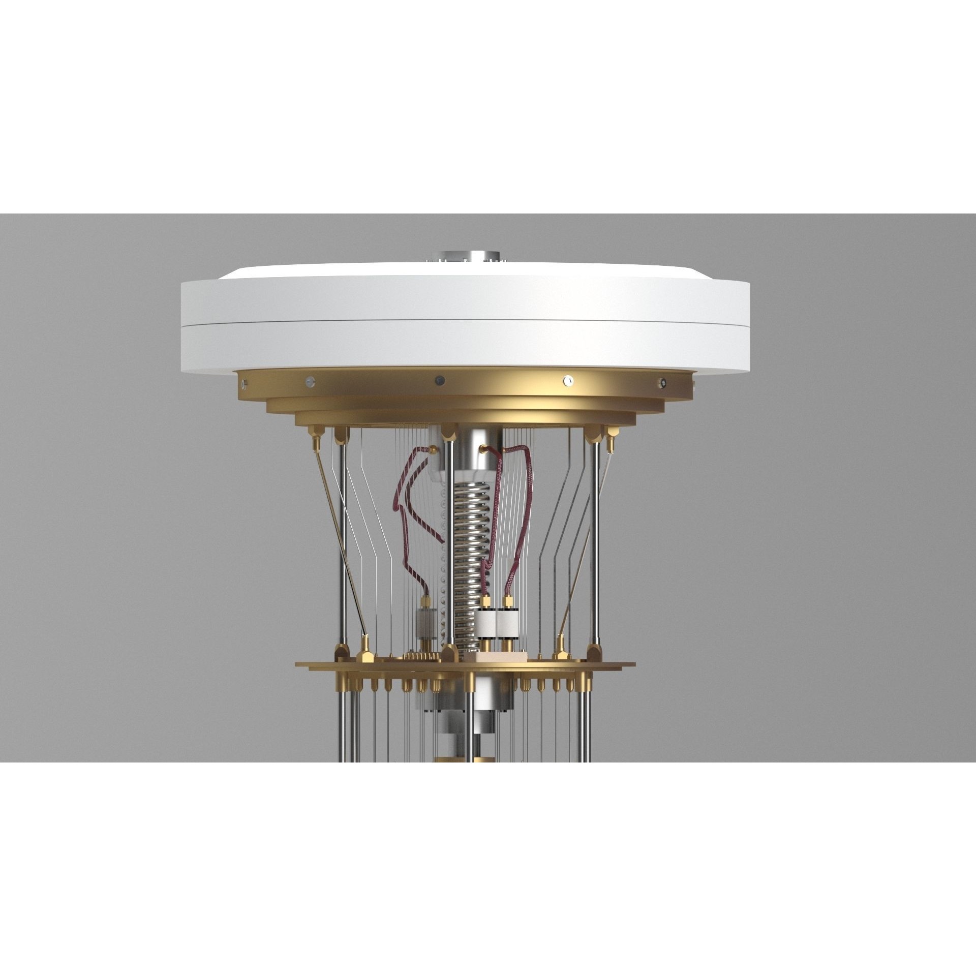 Quantum Computer 3D Model – High Poly, V-Ray Ready, Multiple Formats - View 10