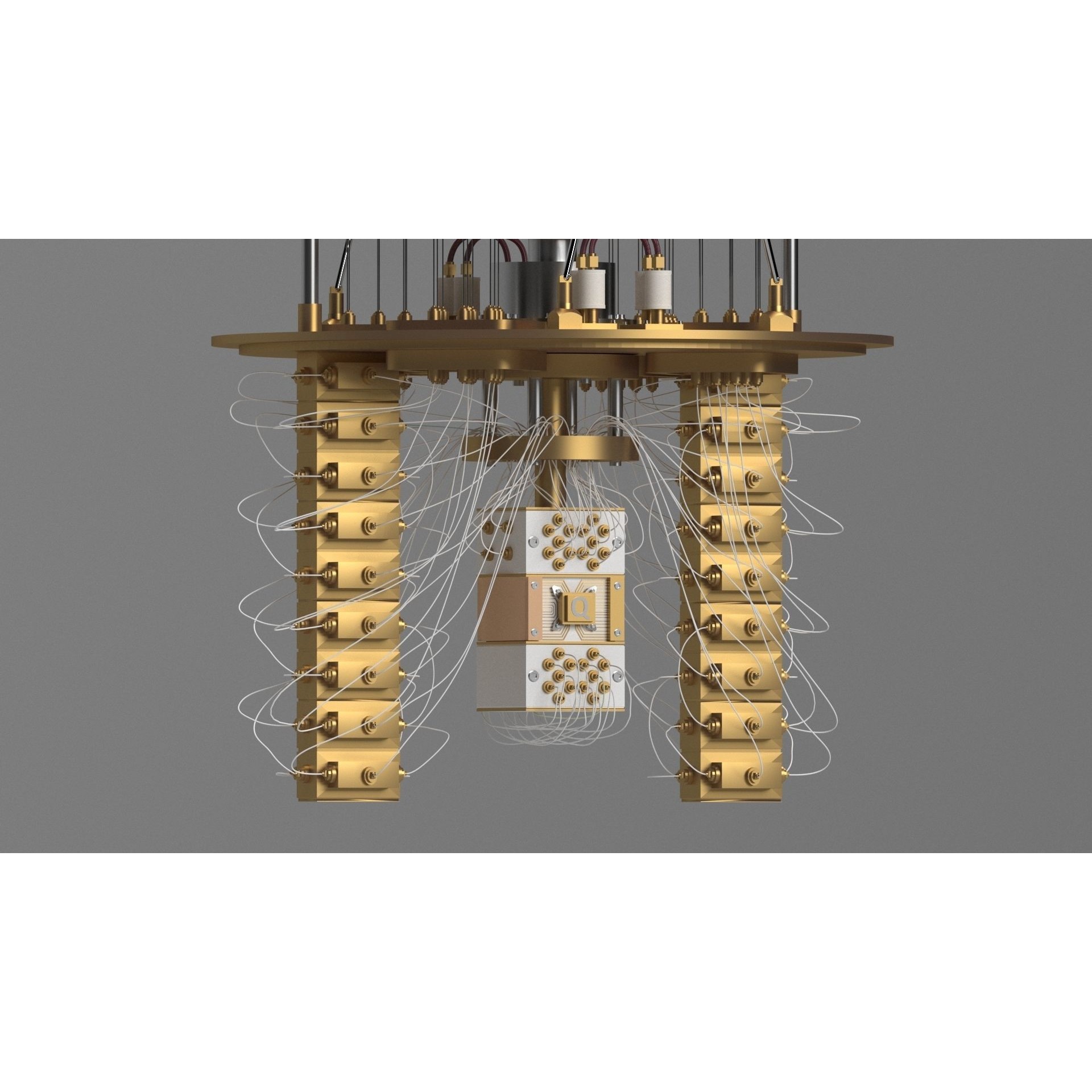 Quantum Computer 3D Model – High Poly, V-Ray Ready, Multiple Formats - View 12