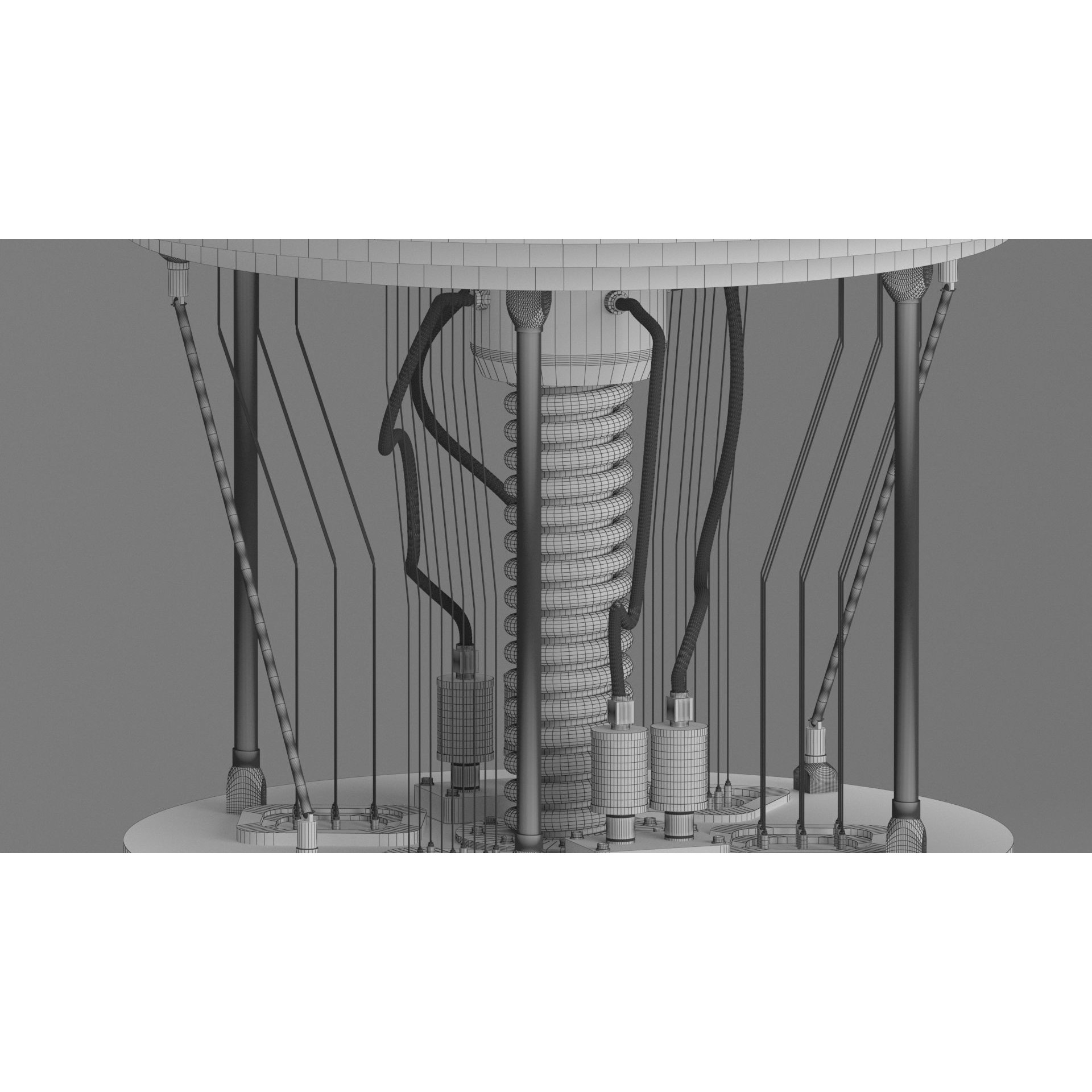 Quantum Computer 3D Model – High Poly, V-Ray Ready, Multiple Formats - View 21