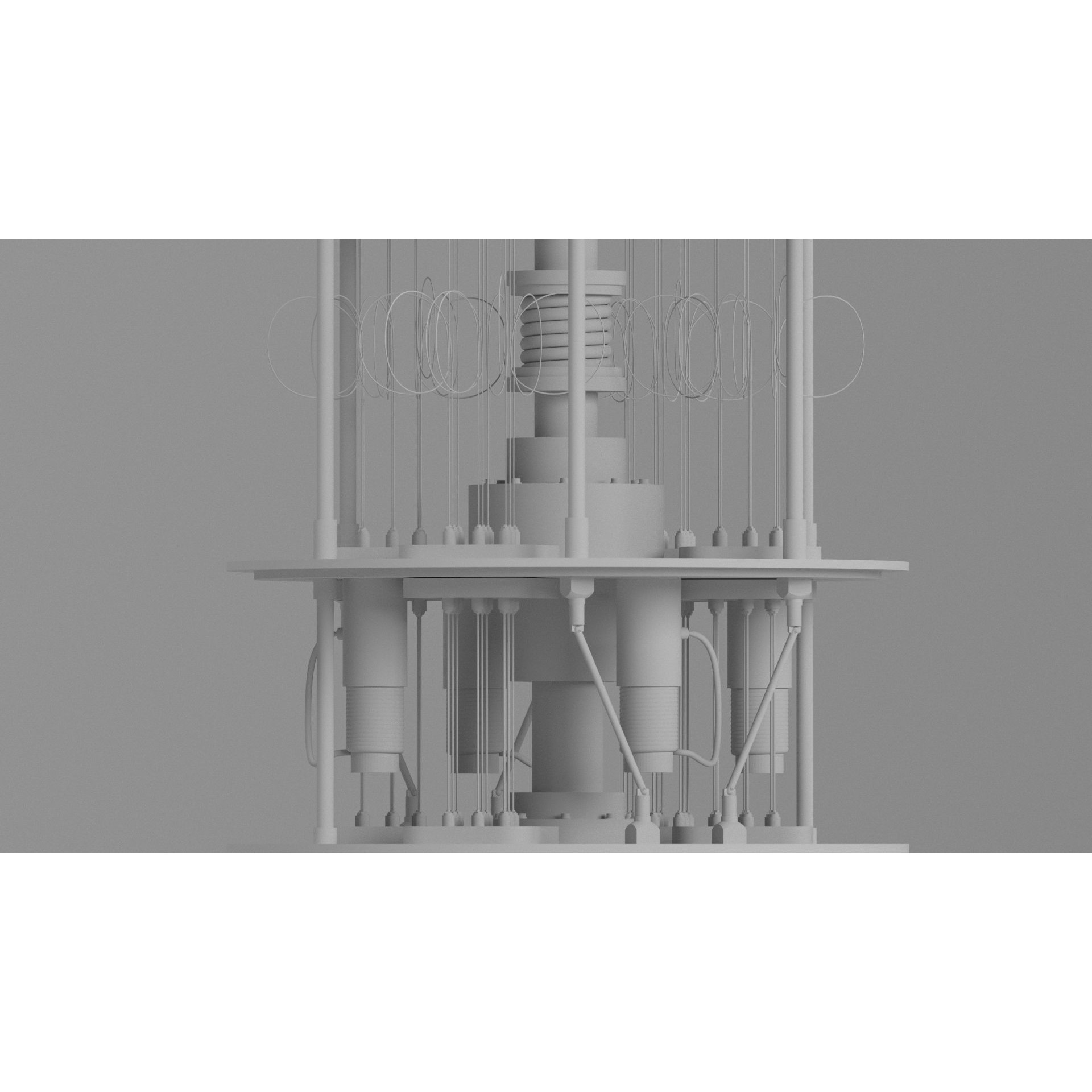 Quantum Computer 3D Model – High Poly, V-Ray Ready, Multiple Formats - View 23