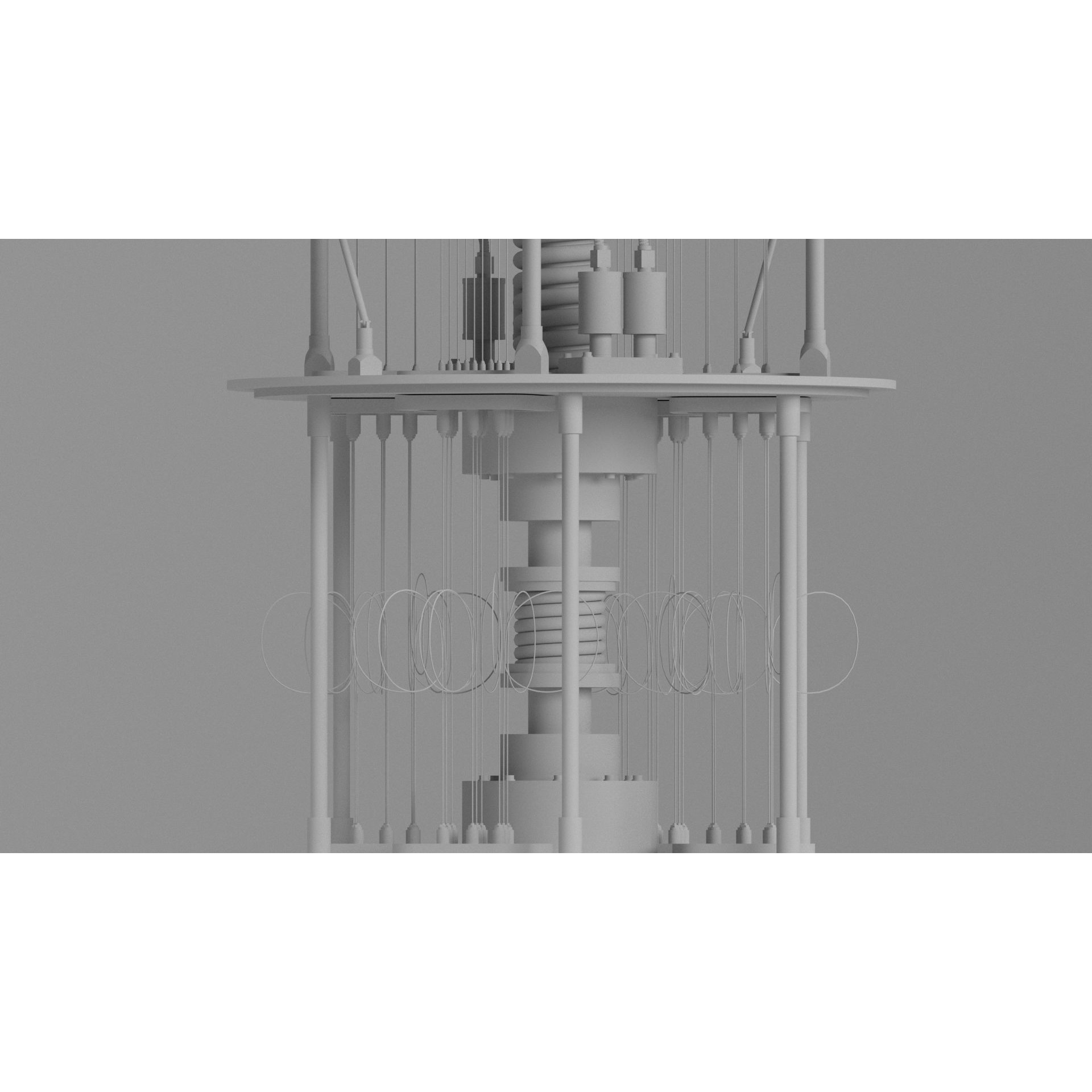 Quantum Computer 3D Model – High Poly, V-Ray Ready, Multiple Formats - View 24