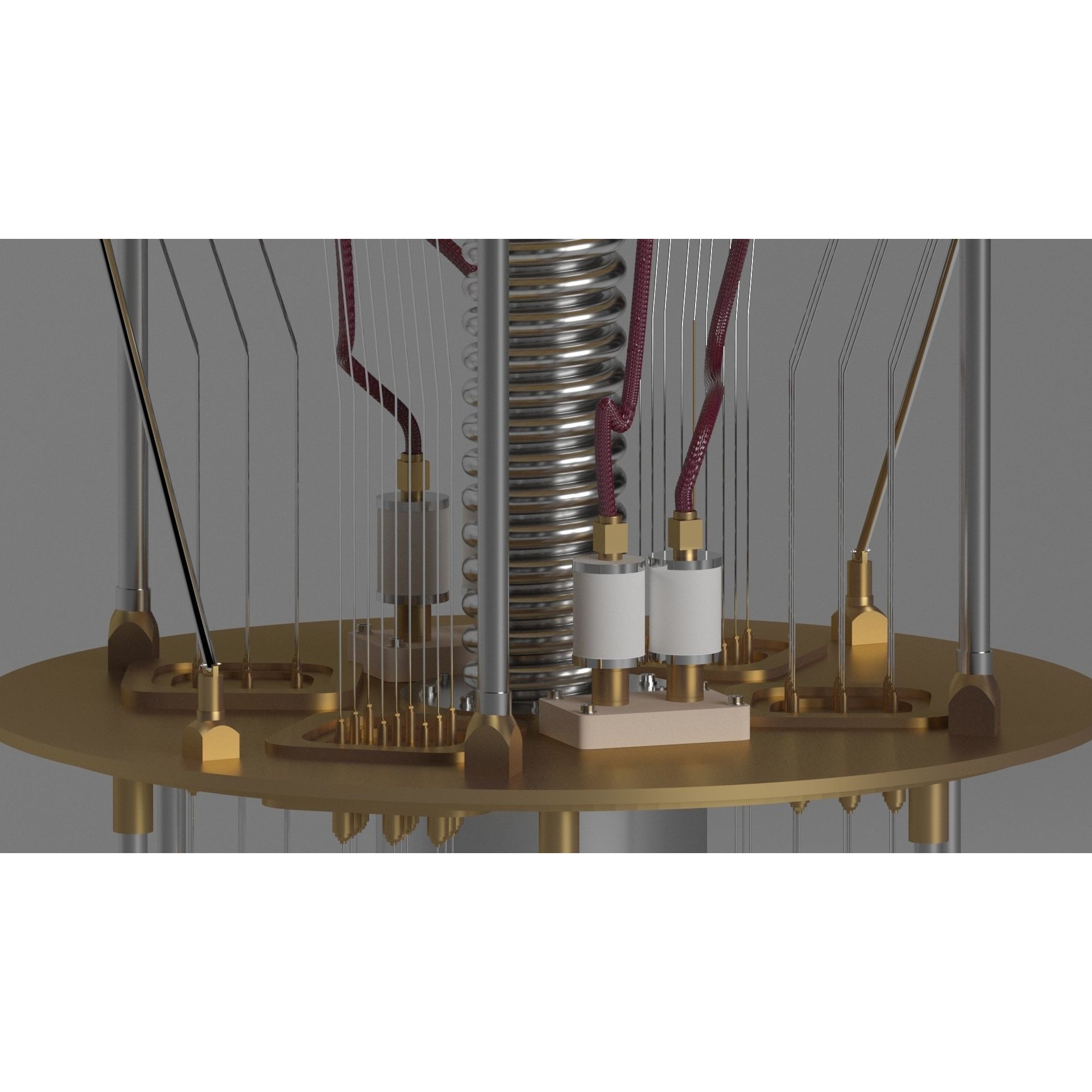 Quantum Computer 3D Model – High Poly, V-Ray Ready, Multiple Formats - View 3