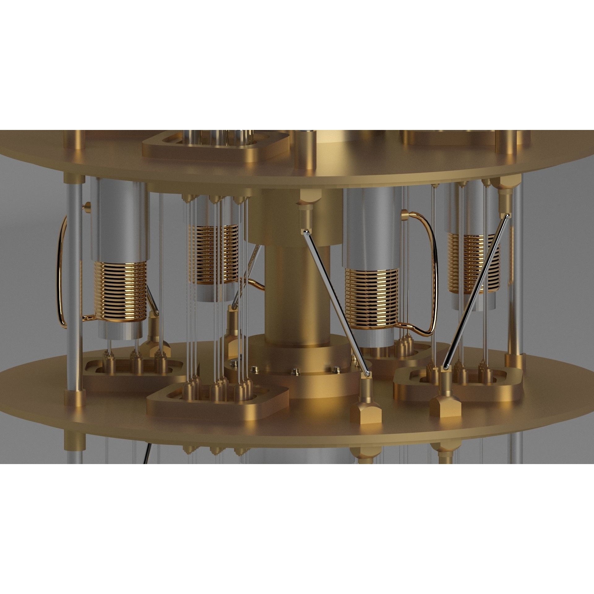 Quantum Computer 3D Model – High Poly, V-Ray Ready, Multiple Formats - View 6