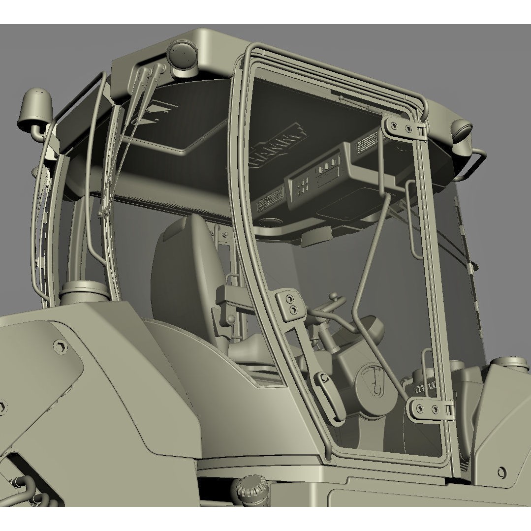 Articulated Tandem Road Roller 3D Model – High Detail, Multiple Formats - View 22