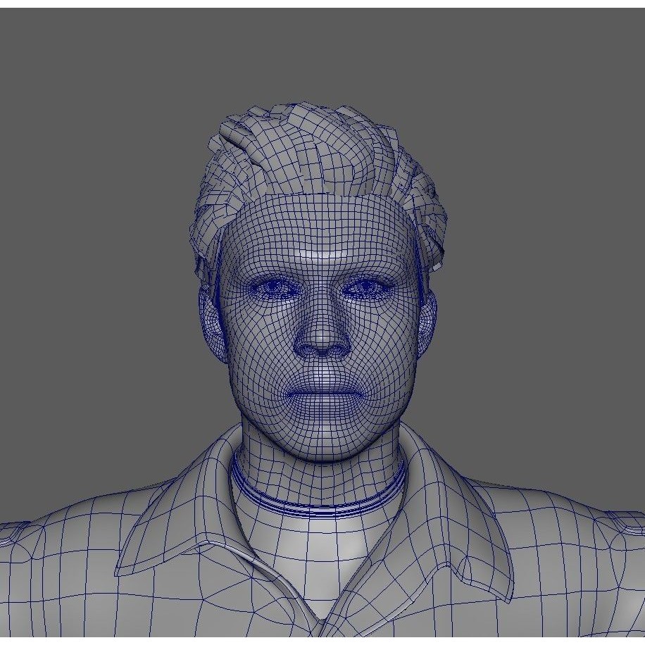 Worker Character 3D Model – Rigged Low-Poly Animated Asset, FBX - View 21