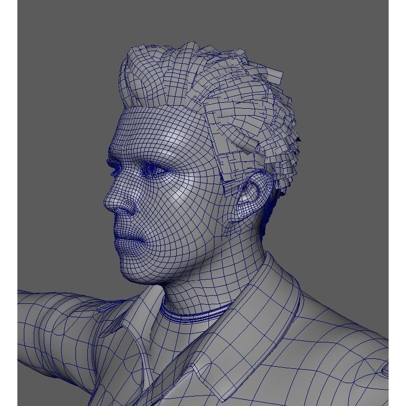 Worker Character 3D Model – Rigged Low-Poly Animated Asset, FBX - View 41