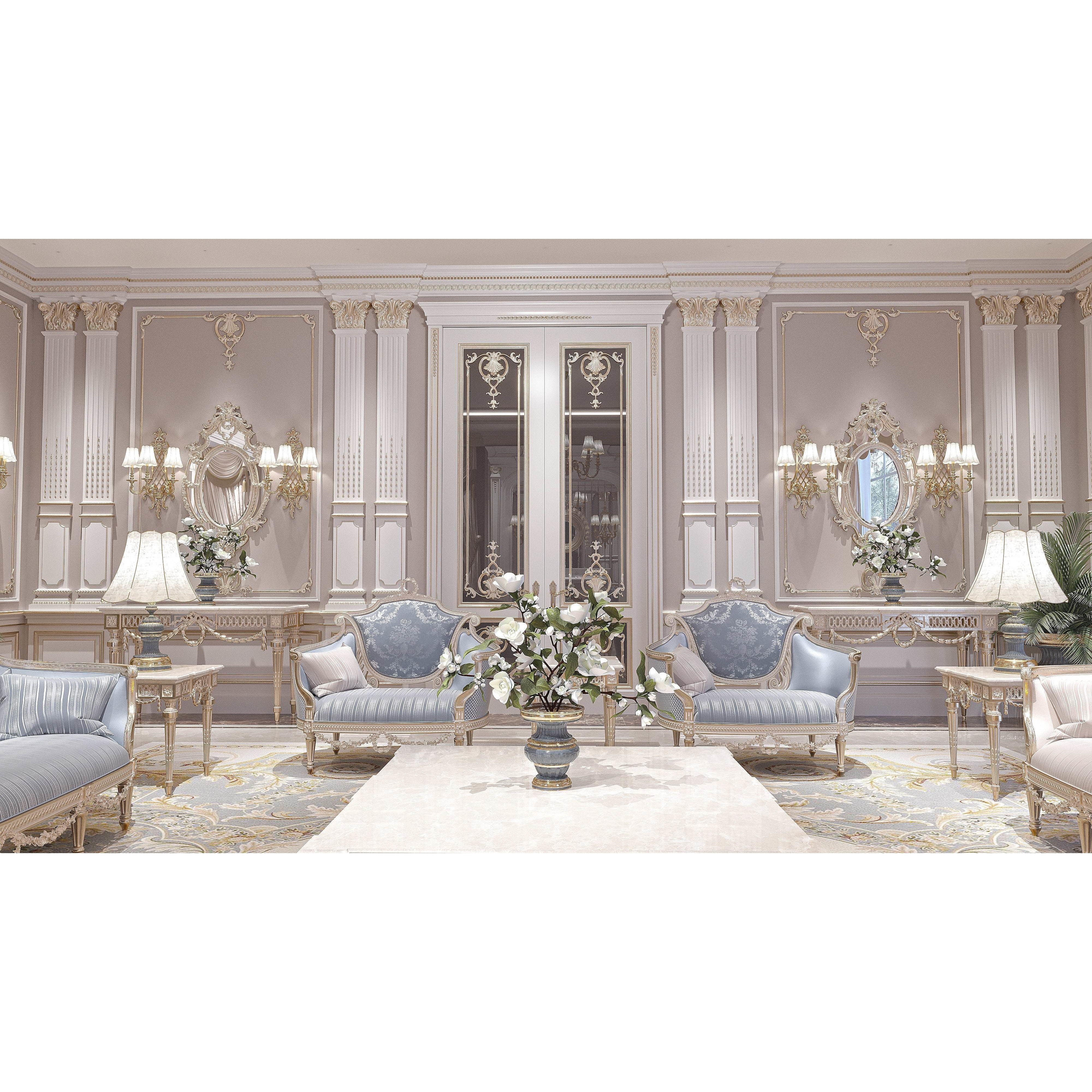 Classical Living Room and Dining Room - Game-Ready 3D Model - View 11