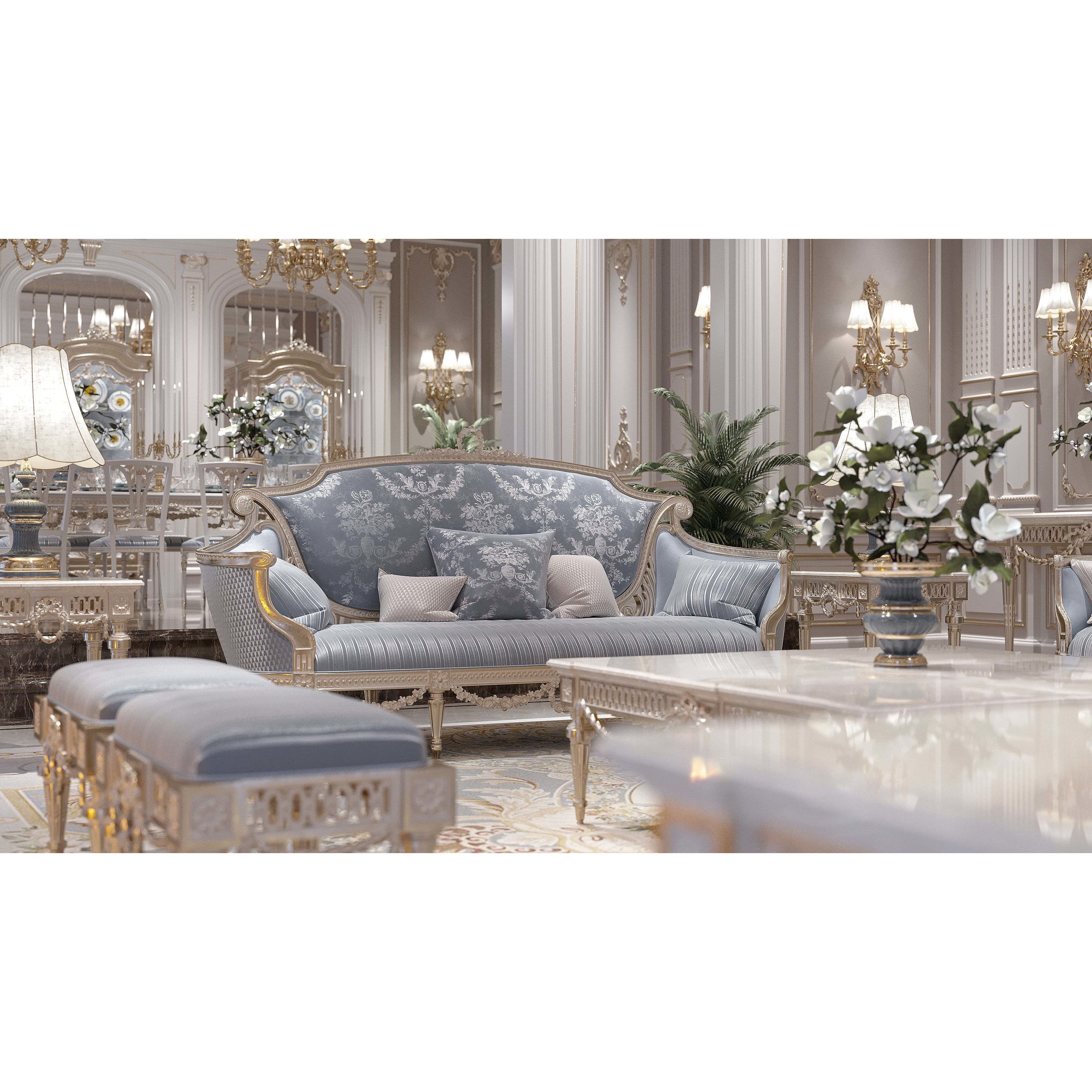 Classical Living Room and Dining Room - Game-Ready 3D Model - View 18