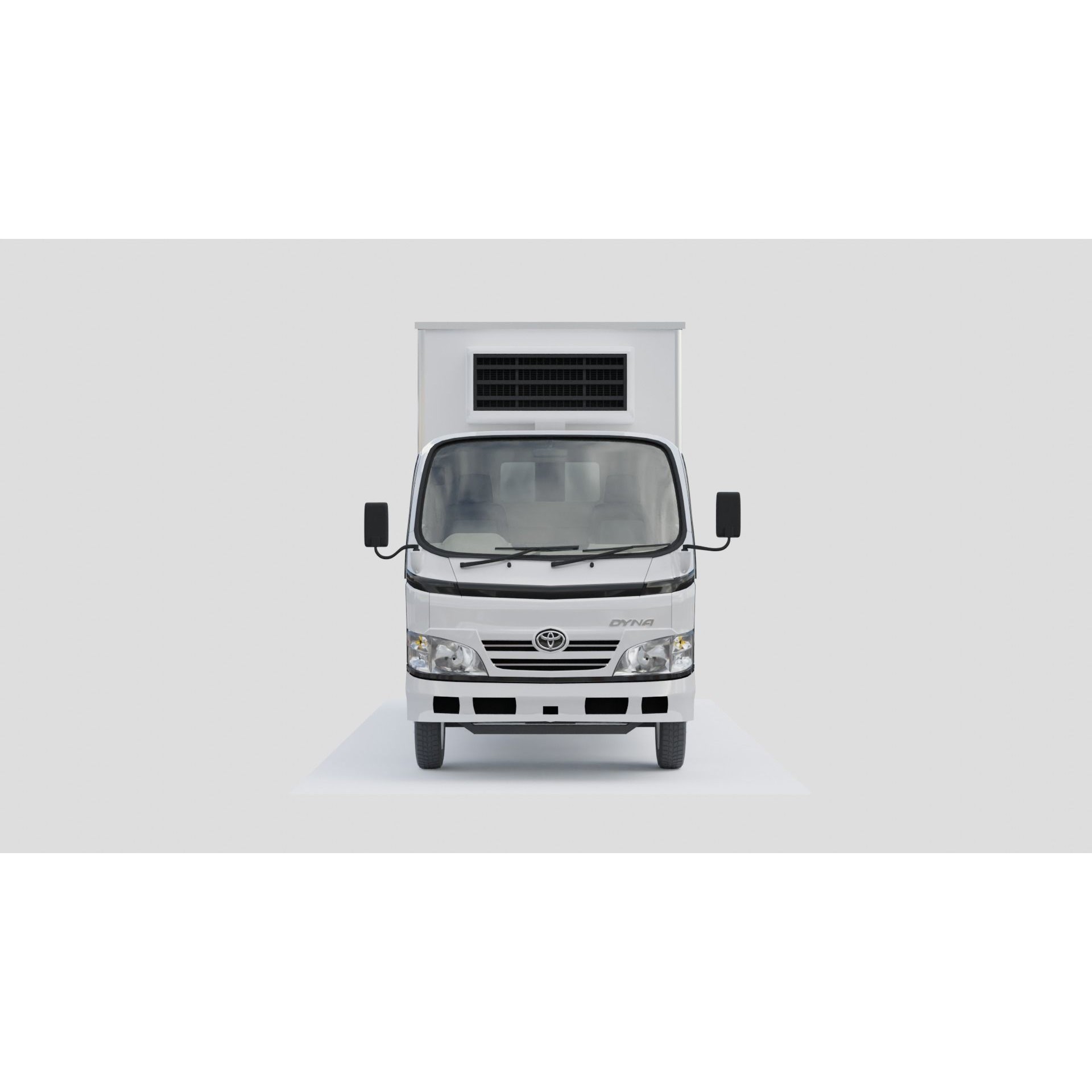 Toyota Dyna 1999 3D Model – Low Poly Truck Set, FBX, OBJ - View 10