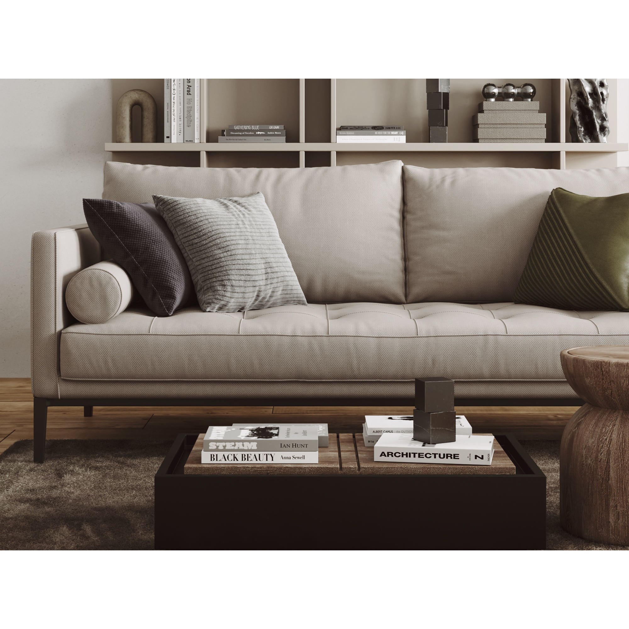 NConcept 11 - V-Ray Ready Living Room 3D Model - View 3