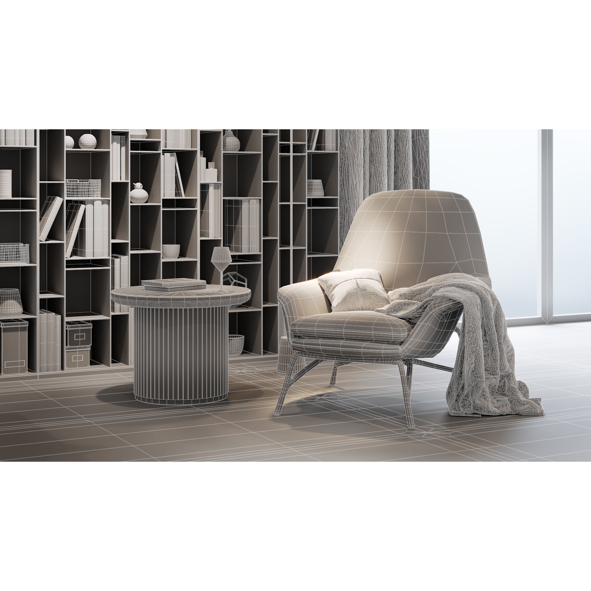 Apartment Scene - High-Quality Interior 3D Model - View 12