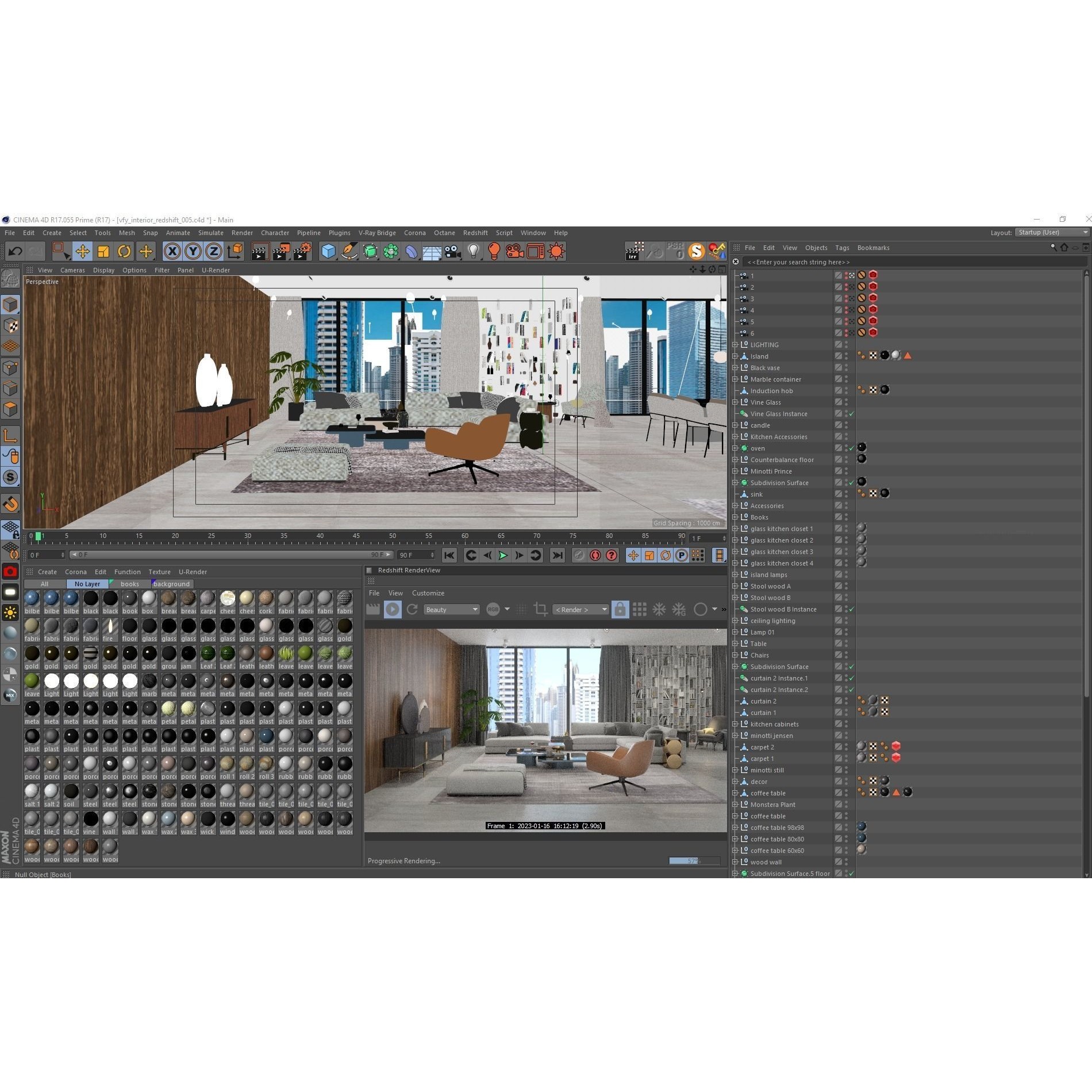 Apartment Scene - High-Quality Interior 3D Model - View 14