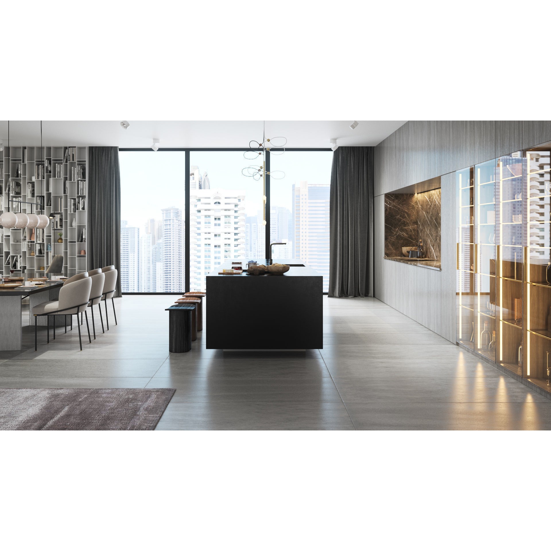 Apartment Scene - High-Quality Interior 3D Model - View 3