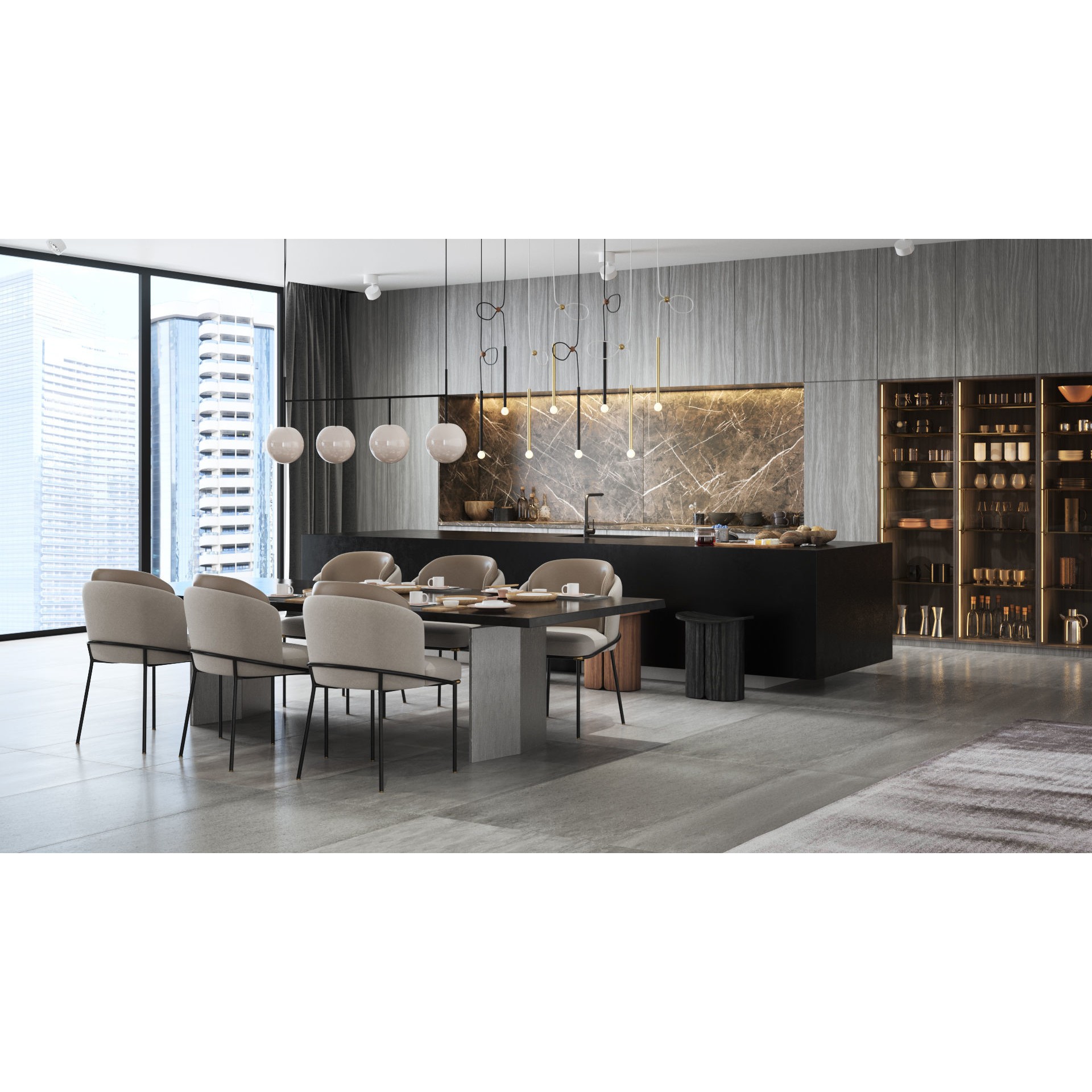 Apartment Scene - High-Quality Interior 3D Model - View 4