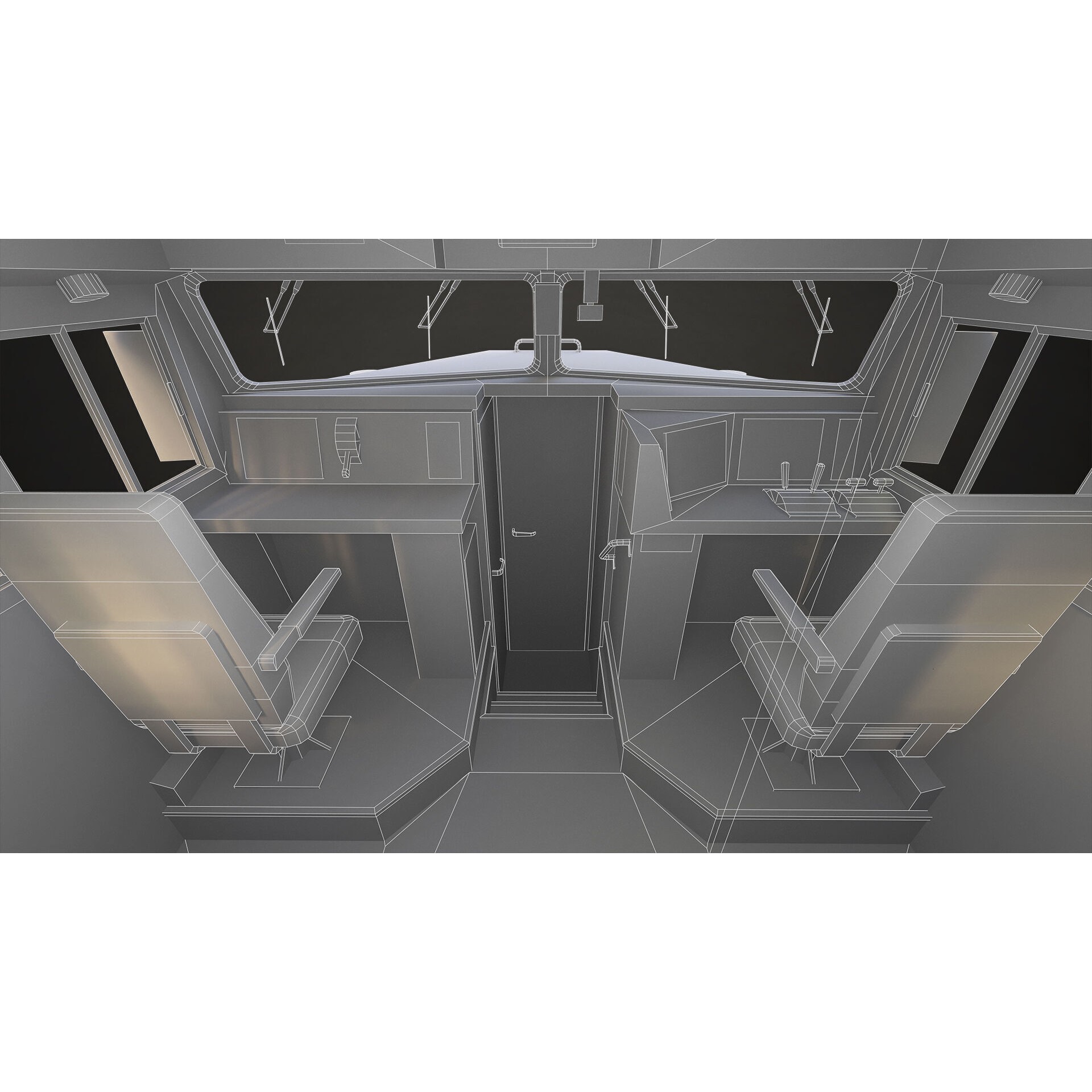 Diesel Locomotive 3D Model – Low Poly Game Asset, FBX, PBR Textures - View 19