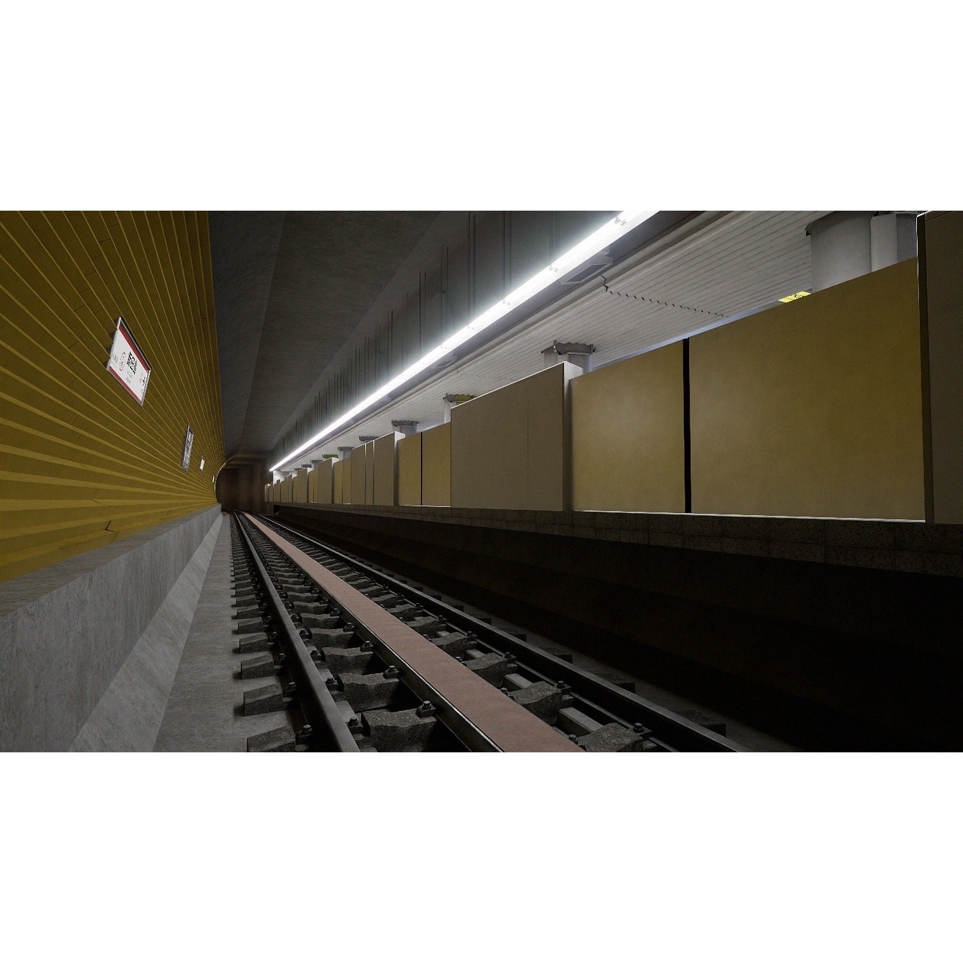 Tokyo Metro Station - Low-Poly Game-Ready 3D Model - View 14