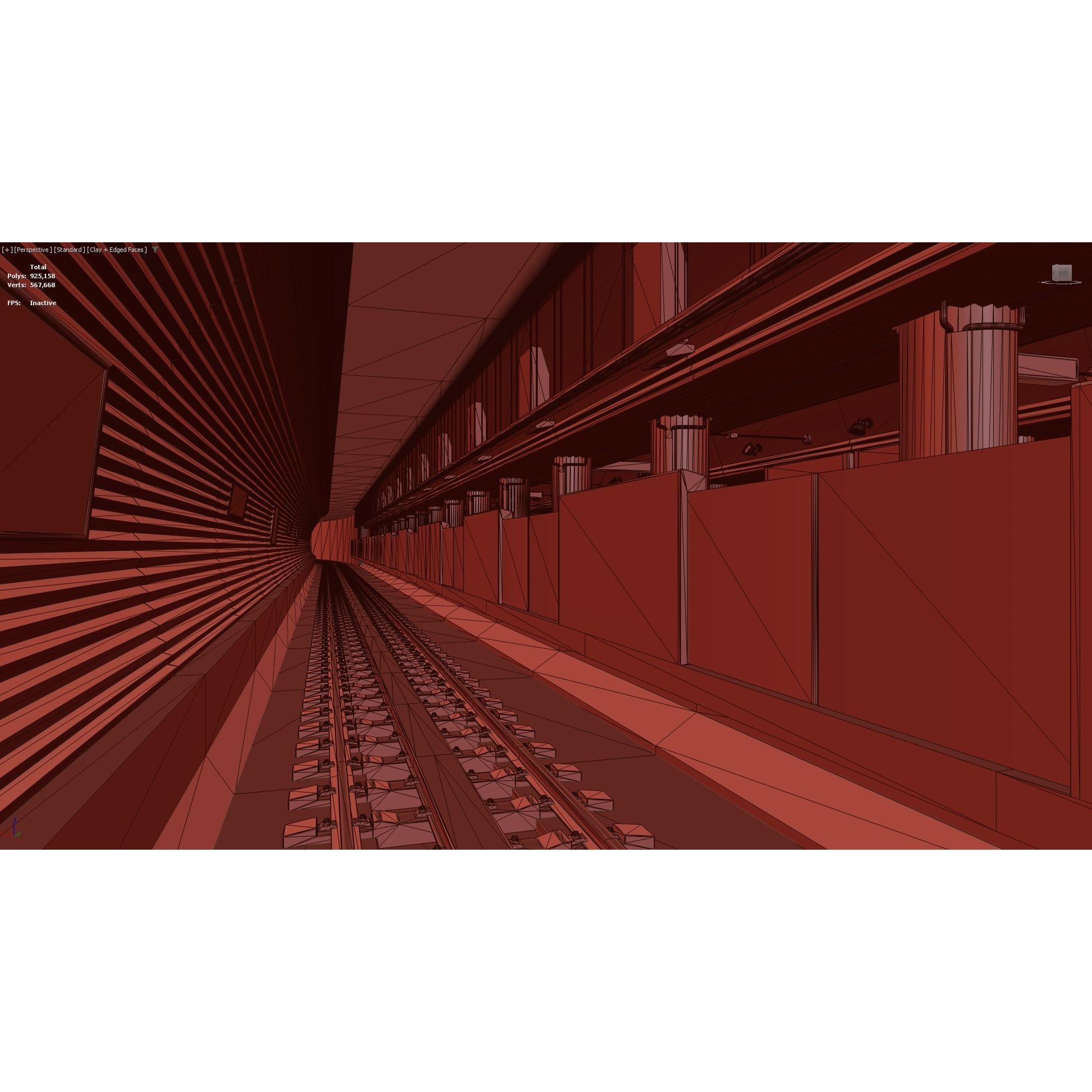 Tokyo Metro Station - Low-Poly Game-Ready 3D Model - View 25