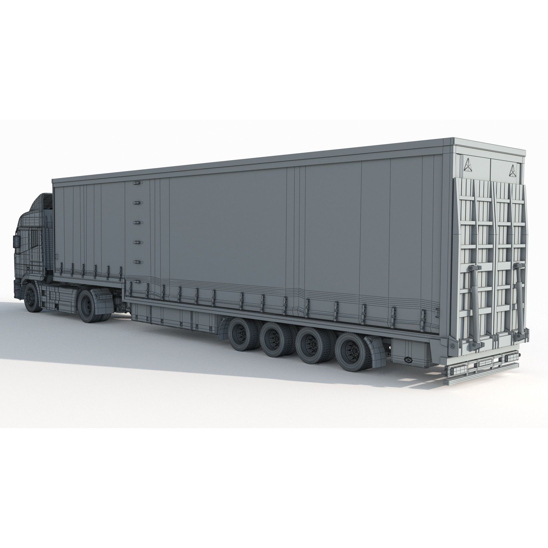Iveco Eurotech Truck 3D Model – High Poly Vehicle Asset, FBX, OBJ - View 14