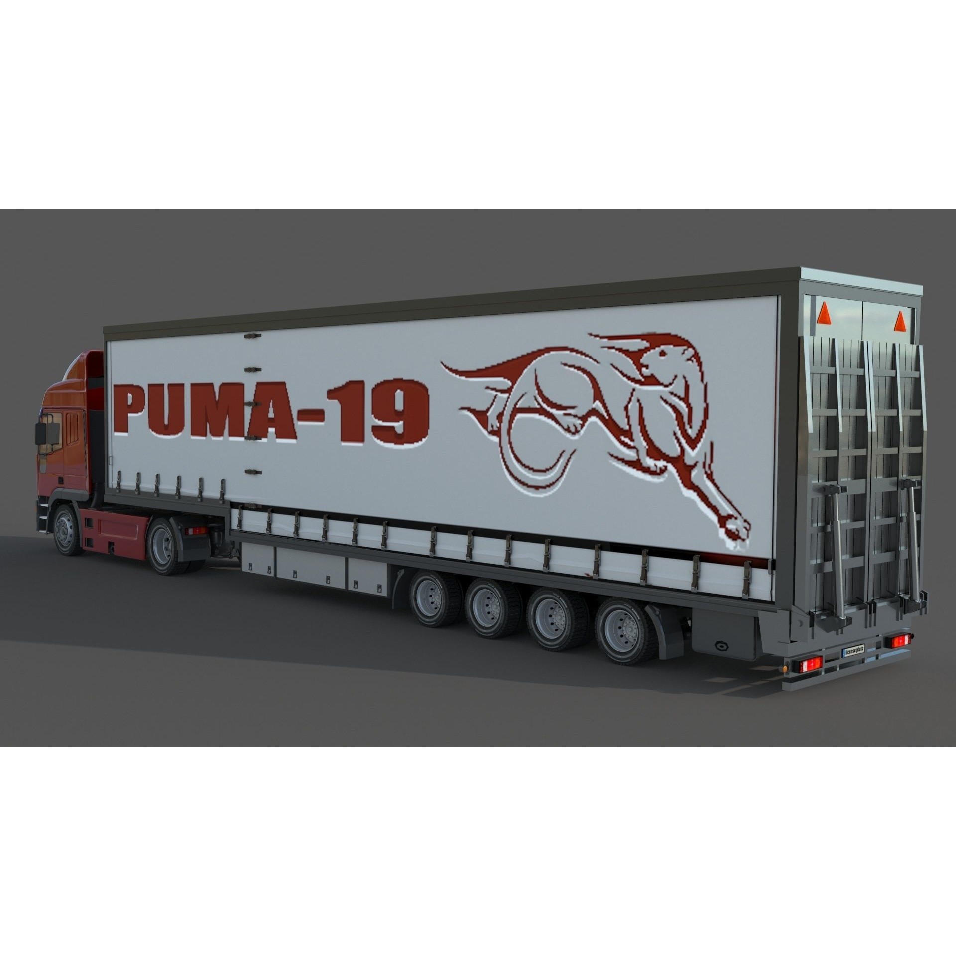 Iveco Eurotech Truck 3D Model – High Poly Vehicle Asset, FBX, OBJ - View 8