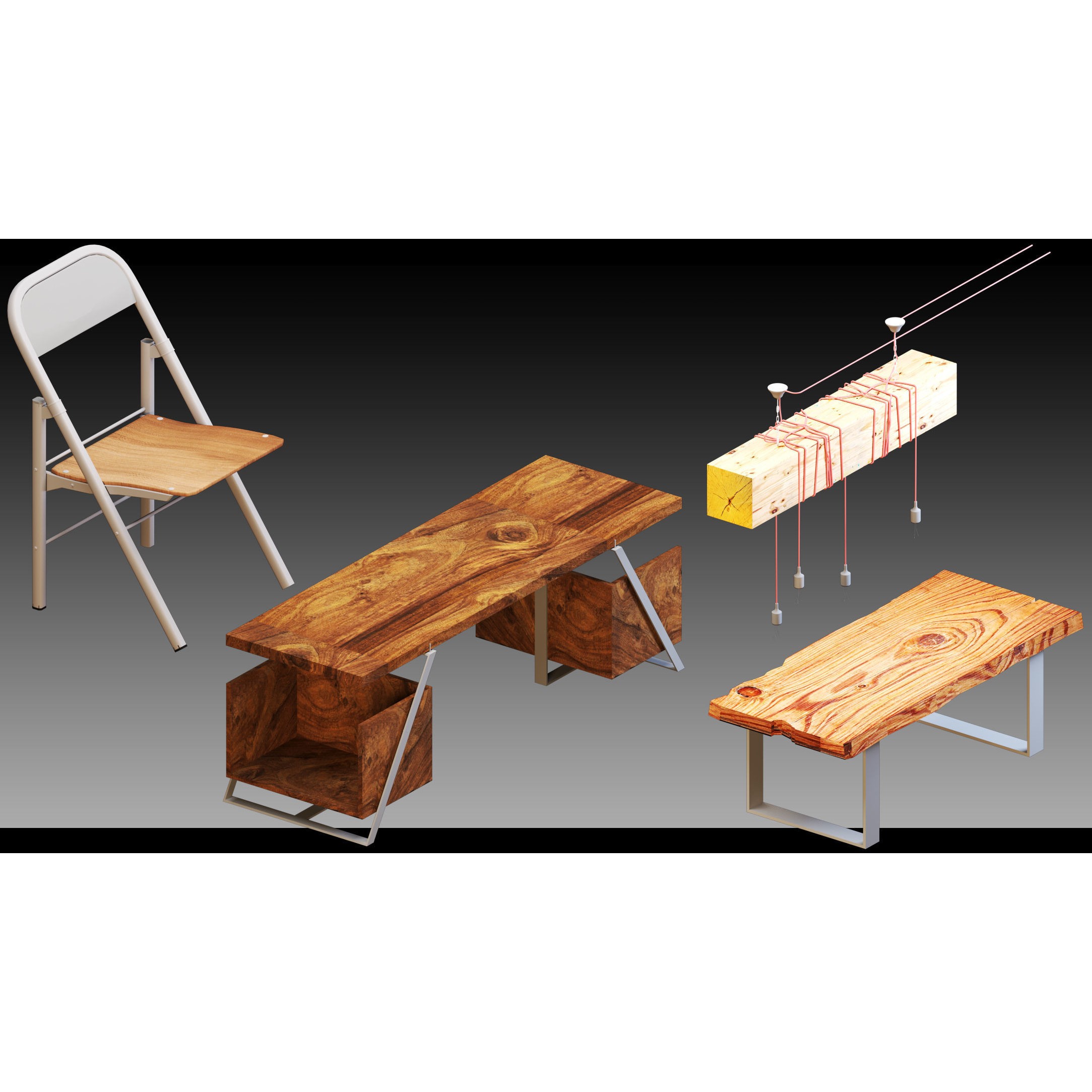 Interior Objects 3D Model – High Detail Assets for Any Project, FBX, Blender - View 12
