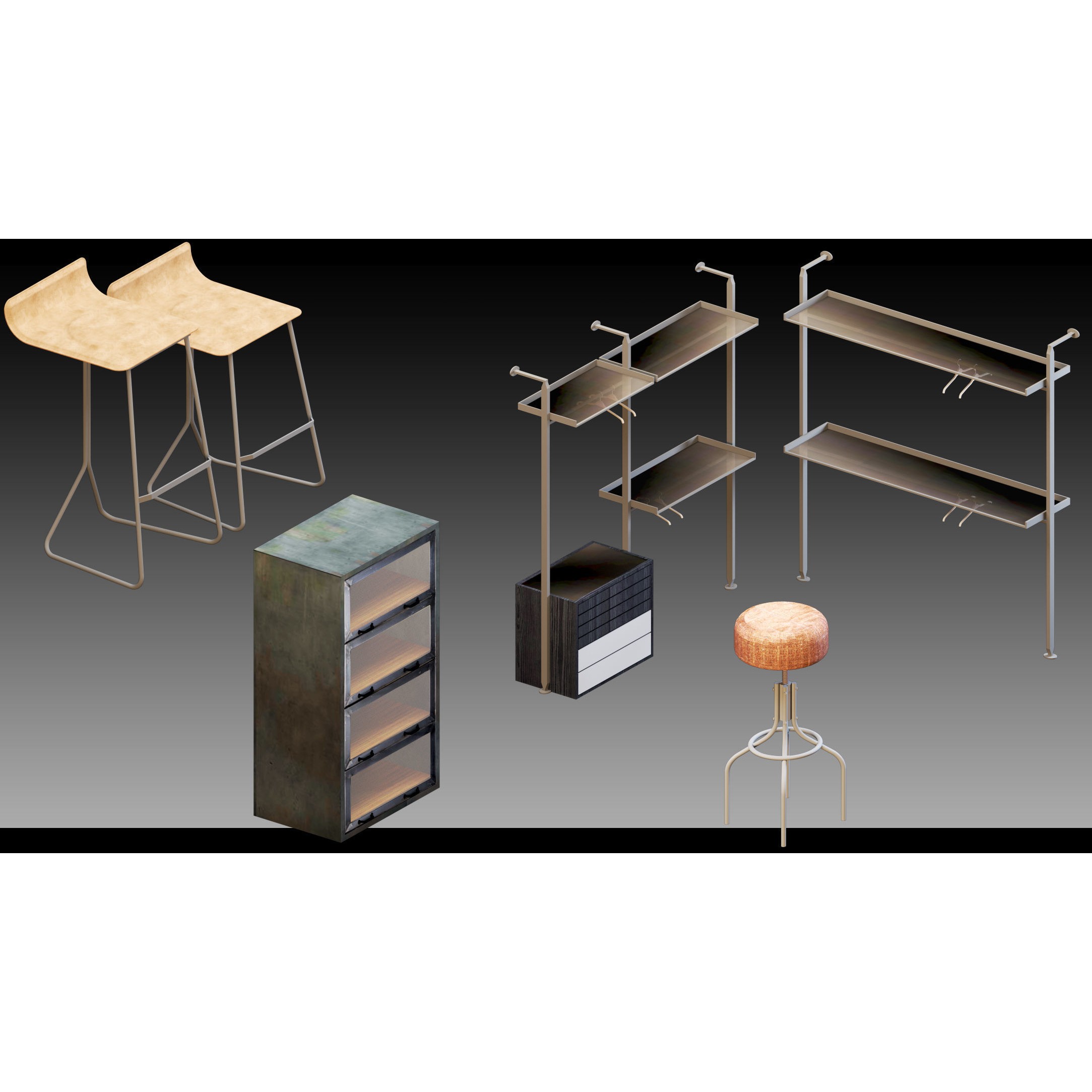 Interior Objects 3D Model – High Detail Assets for Any Project, FBX, Blender - View 5