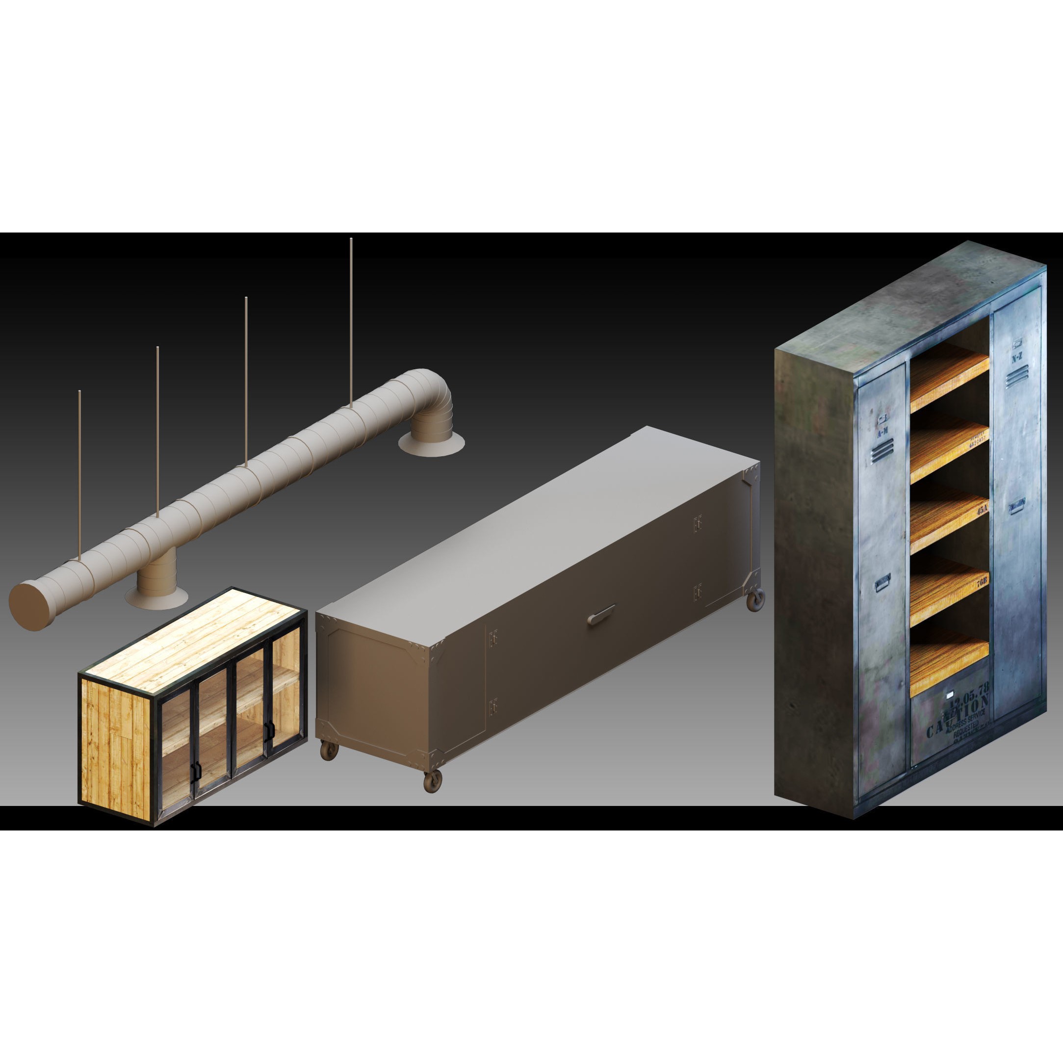 Interior Objects 3D Model – High Detail Assets for Any Project, FBX, Blender - View 6