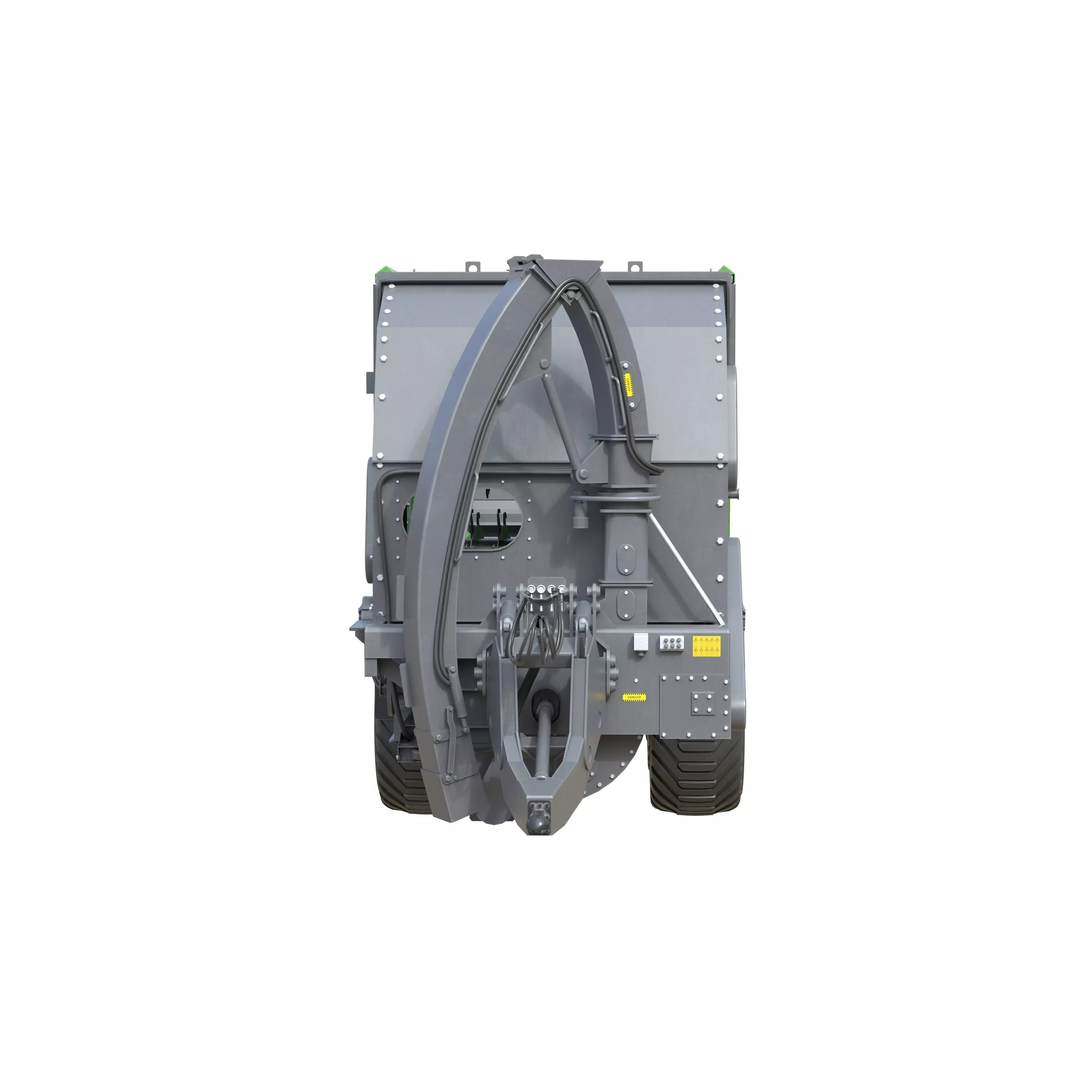 Dump Trailer 3D Model – Low Poly PBR Asset for Games, FBX, Blender - View 22