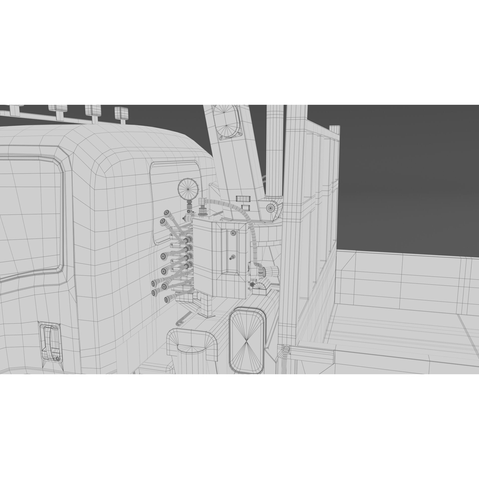 ISUZU NLR130 3D Model – High Detail Truck Asset, FBX, OBJ - View 36