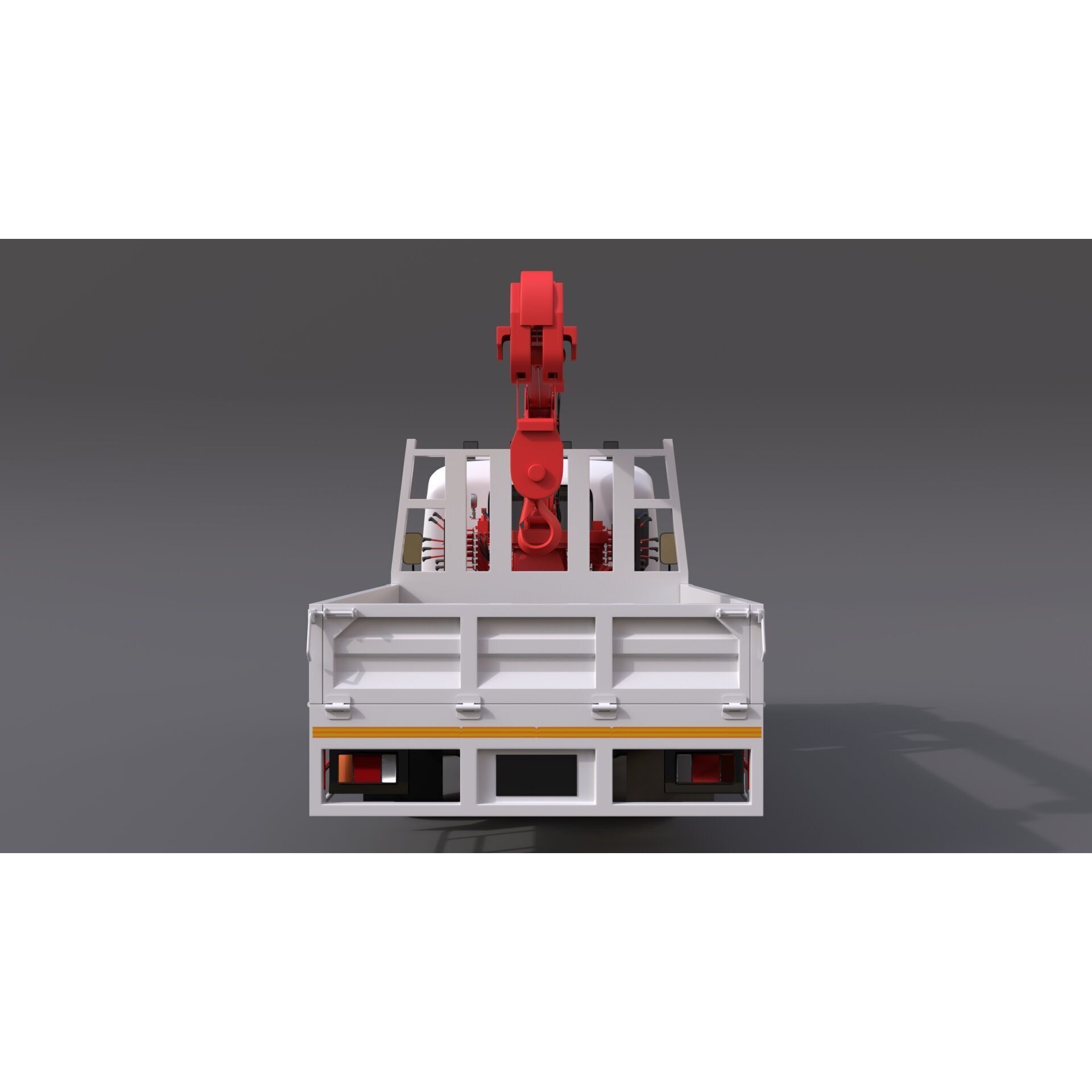 ISUZU NLR130 3D Model – High Detail Truck Asset, FBX, OBJ - View 6