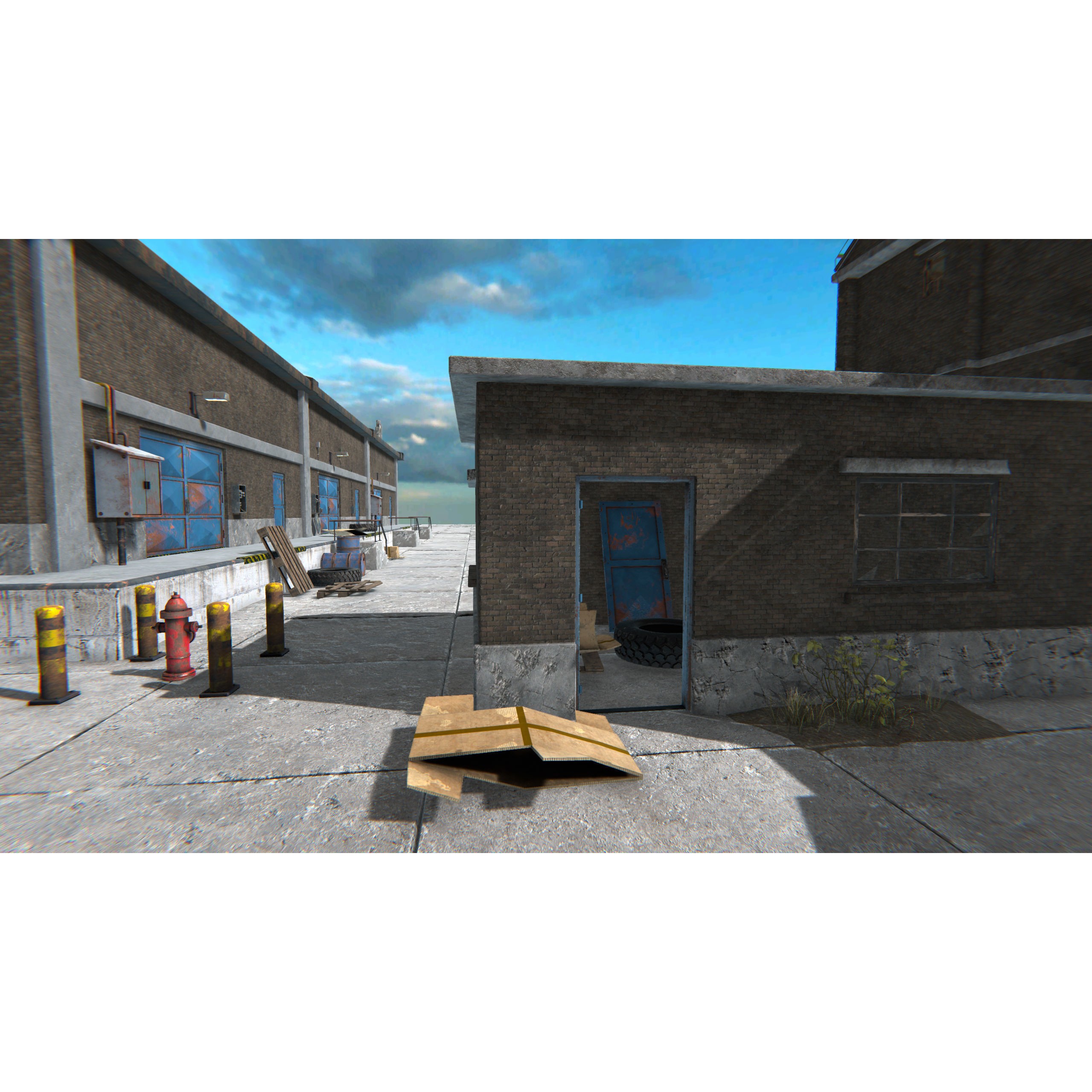 Old Factory 3D Model – Low Poly Industrial Asset with Interior - View 10