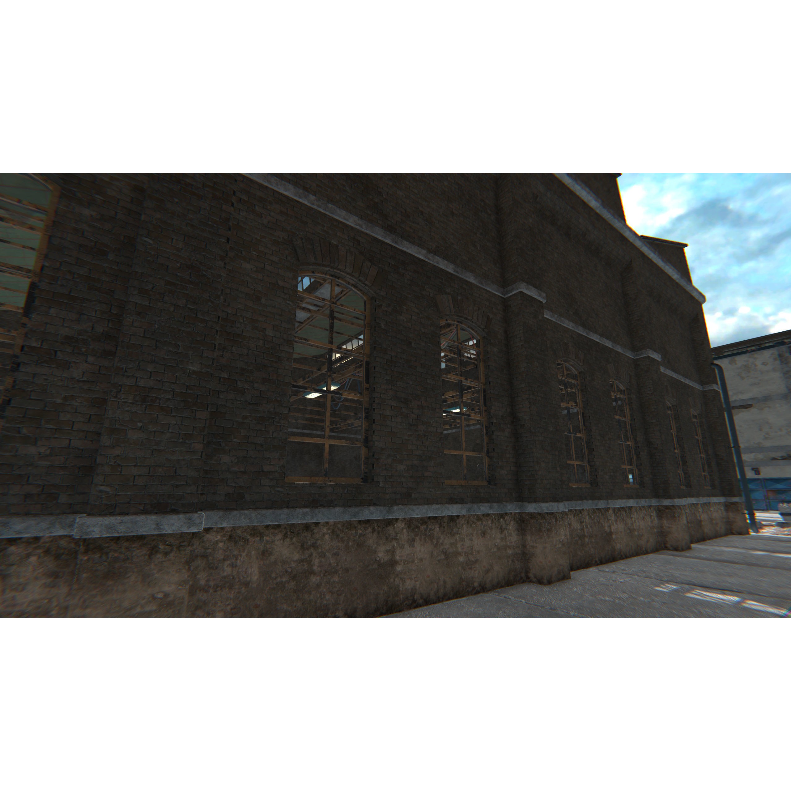 Old Factory 3D Model – Low Poly Industrial Asset with Interior - View 20