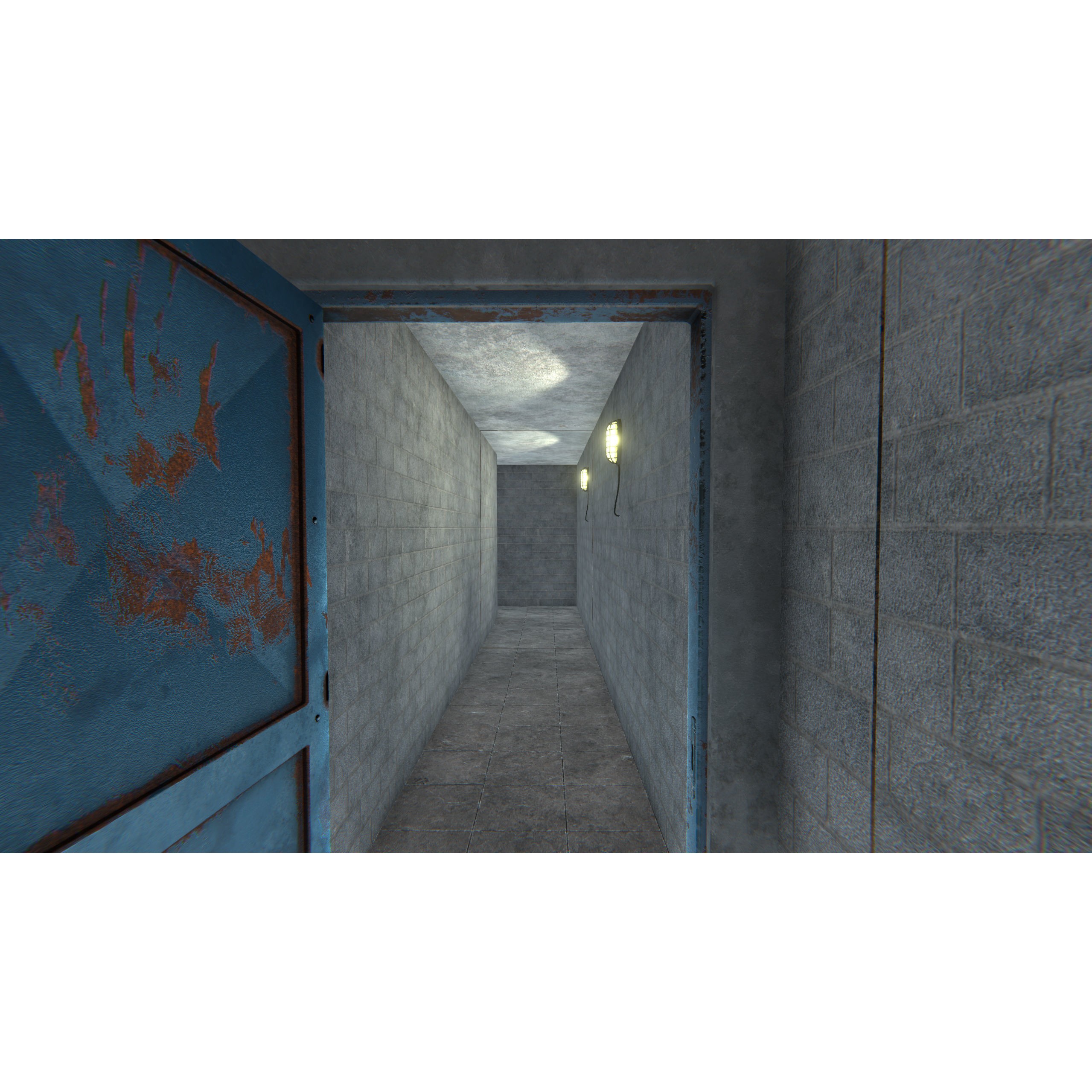 Old Factory 3D Model – Low Poly Industrial Asset with Interior - View 22