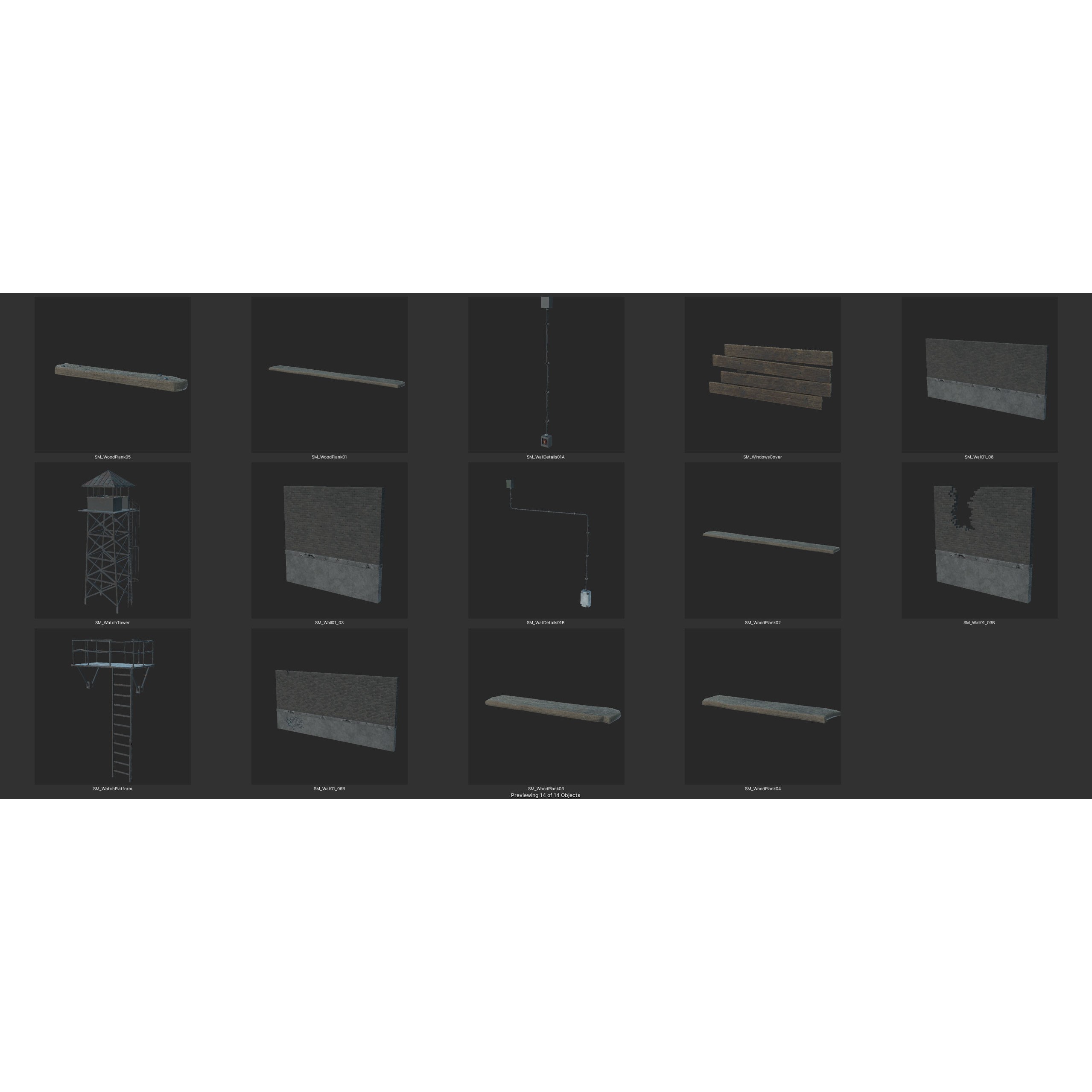 Old Factory 3D Model – Low Poly Industrial Asset with Interior - View 26