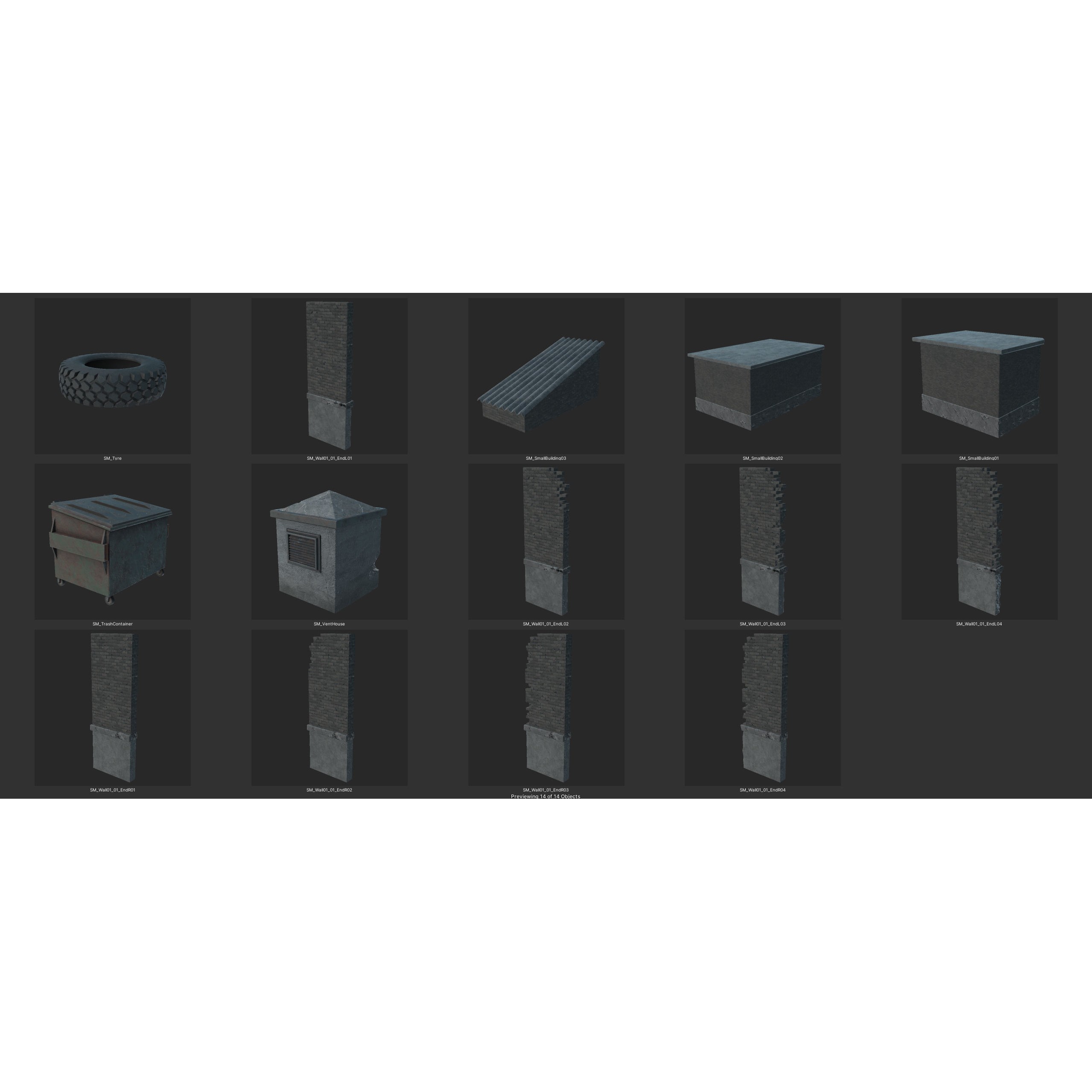 Old Factory 3D Model – Low Poly Industrial Asset with Interior - View 27