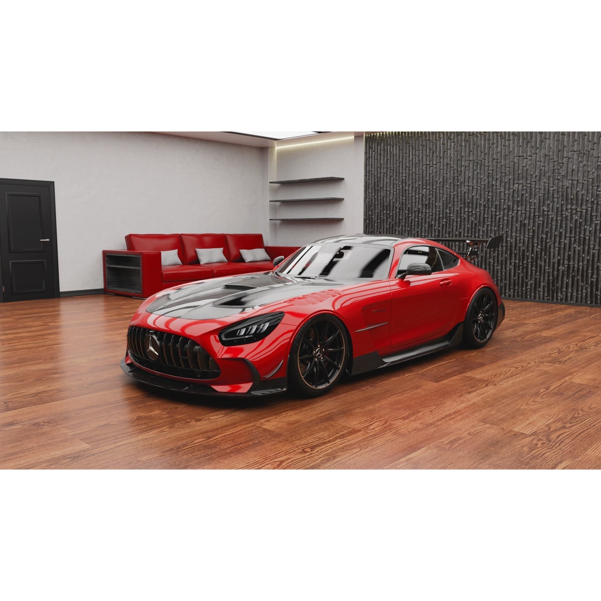 Realistic Garage 3D Model – Low Poly PBR Asset for Blender - View 10