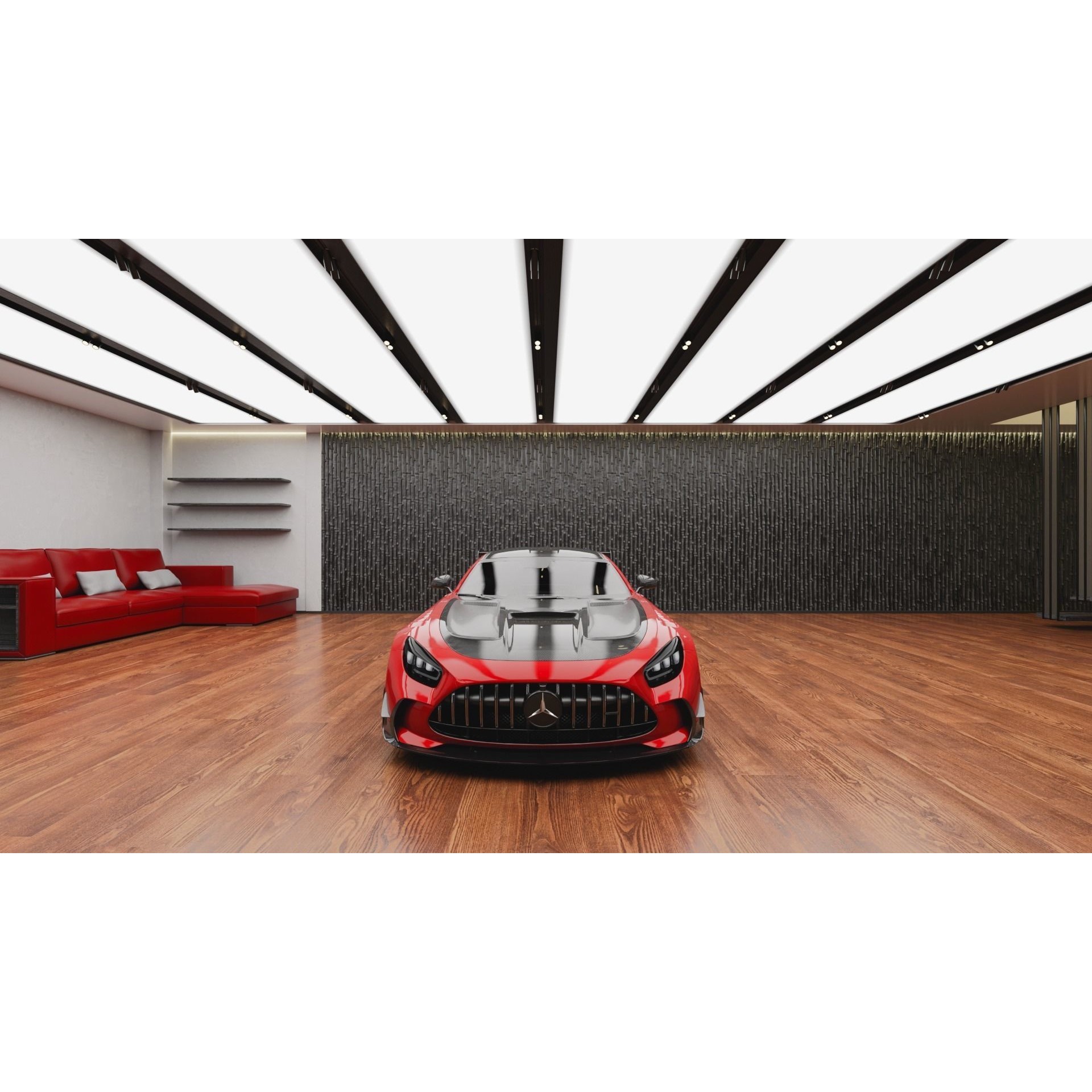 Realistic Garage 3D Model – Low Poly PBR Asset for Blender - View 11
