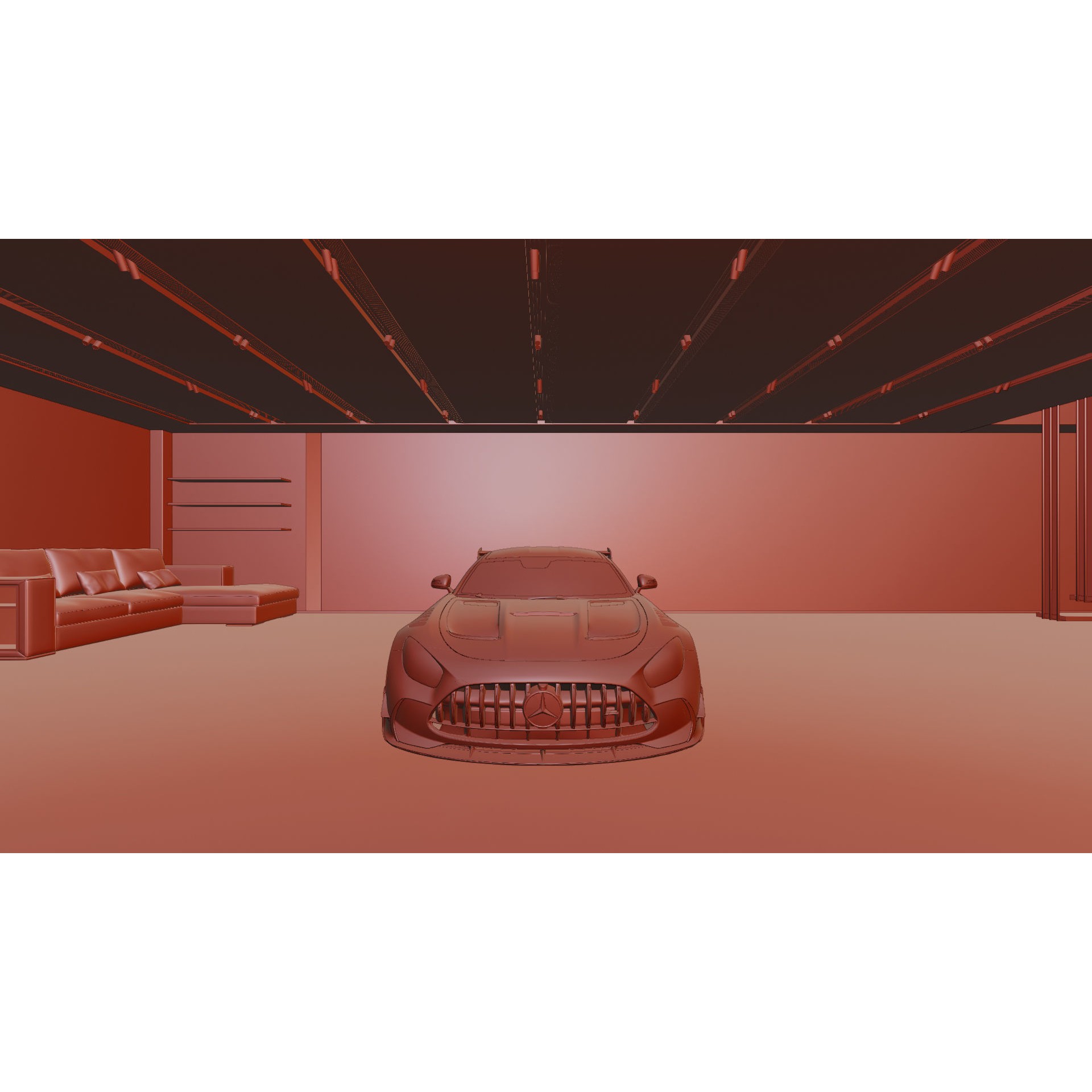 Realistic Garage 3D Model – Low Poly PBR Asset for Blender - View 21