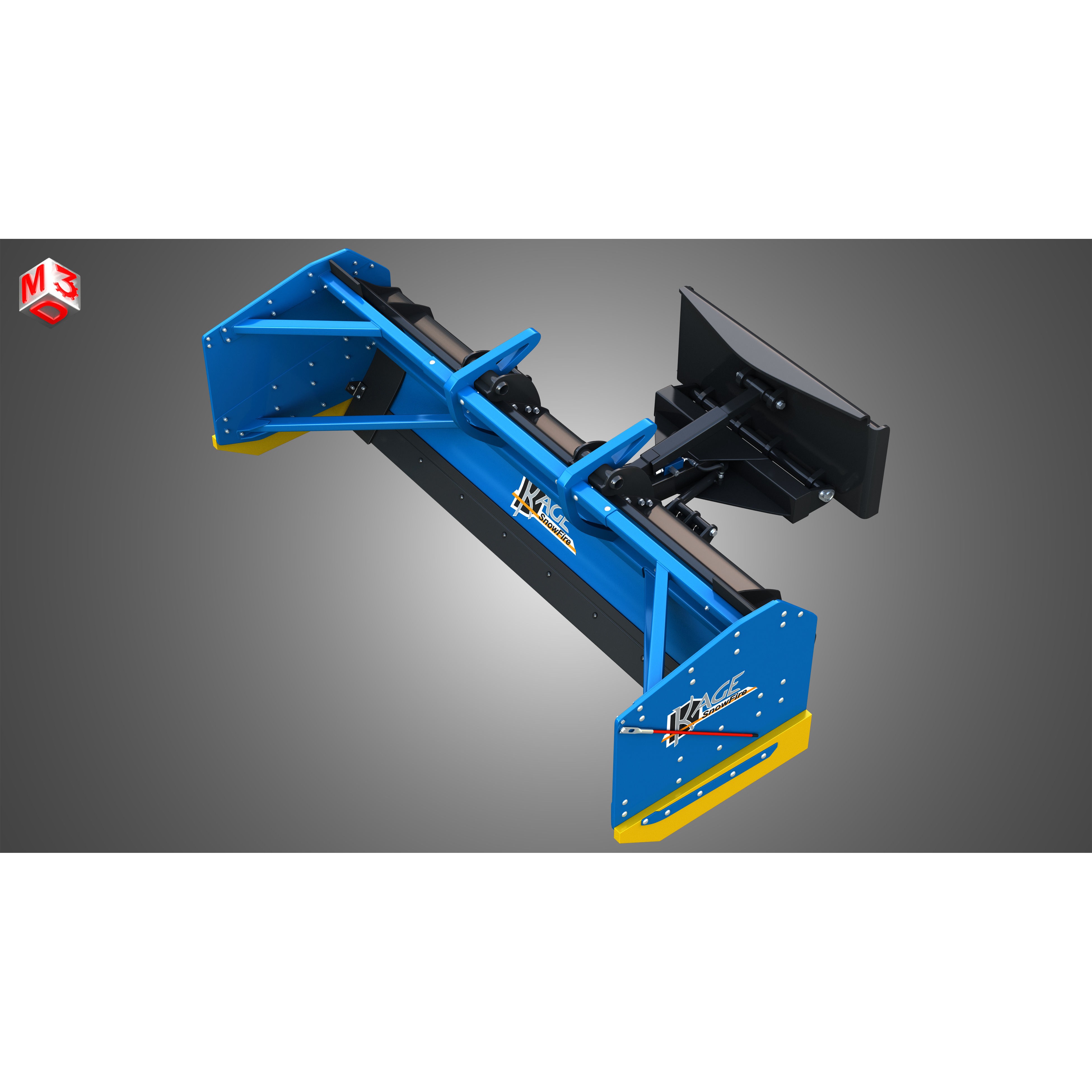 Kage SnowFire Plow System 3D Model – High Poly Industrial Asset, FBX, OBJ - View 12