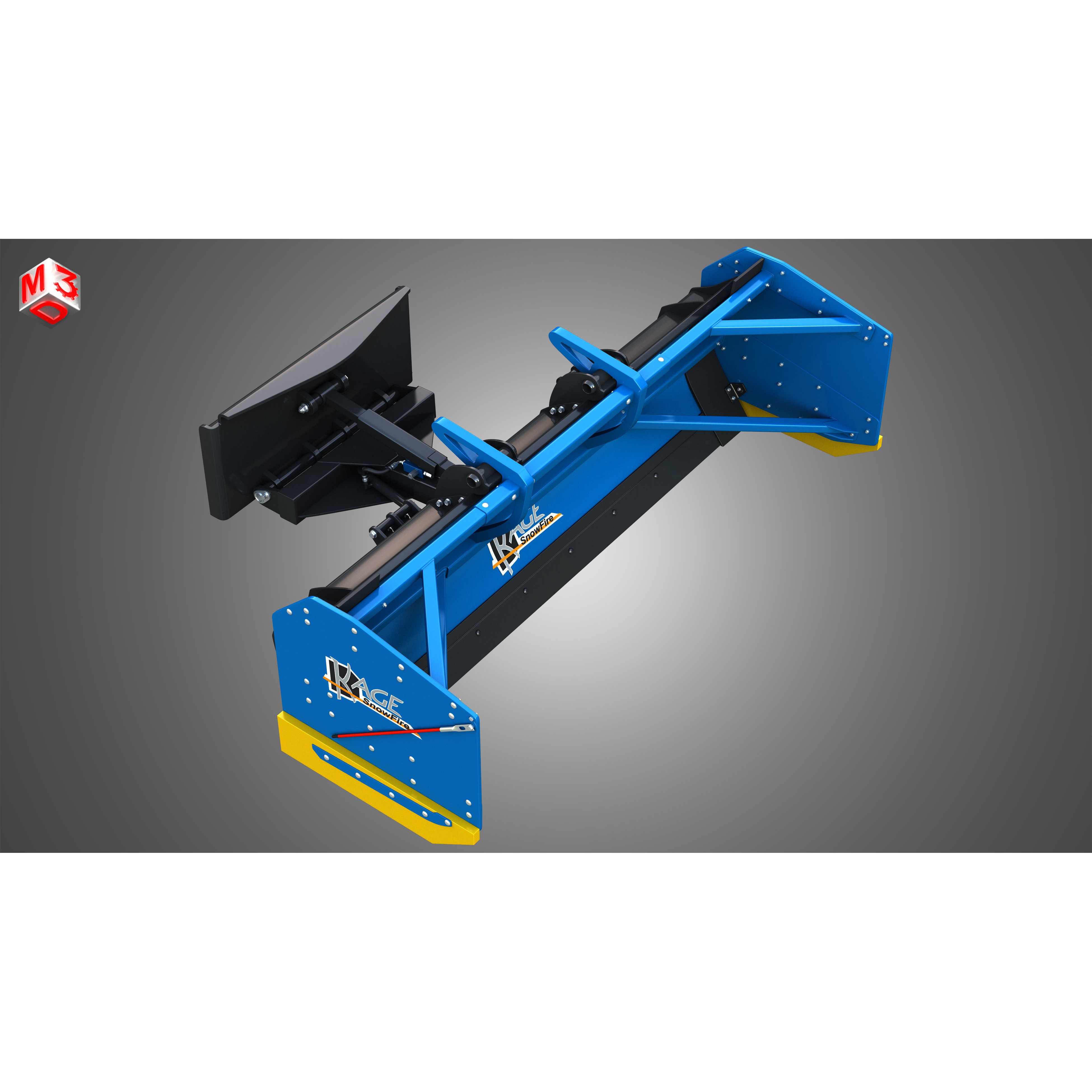 Kage SnowFire Plow System 3D Model – High Poly Industrial Asset, FBX, OBJ - View 14