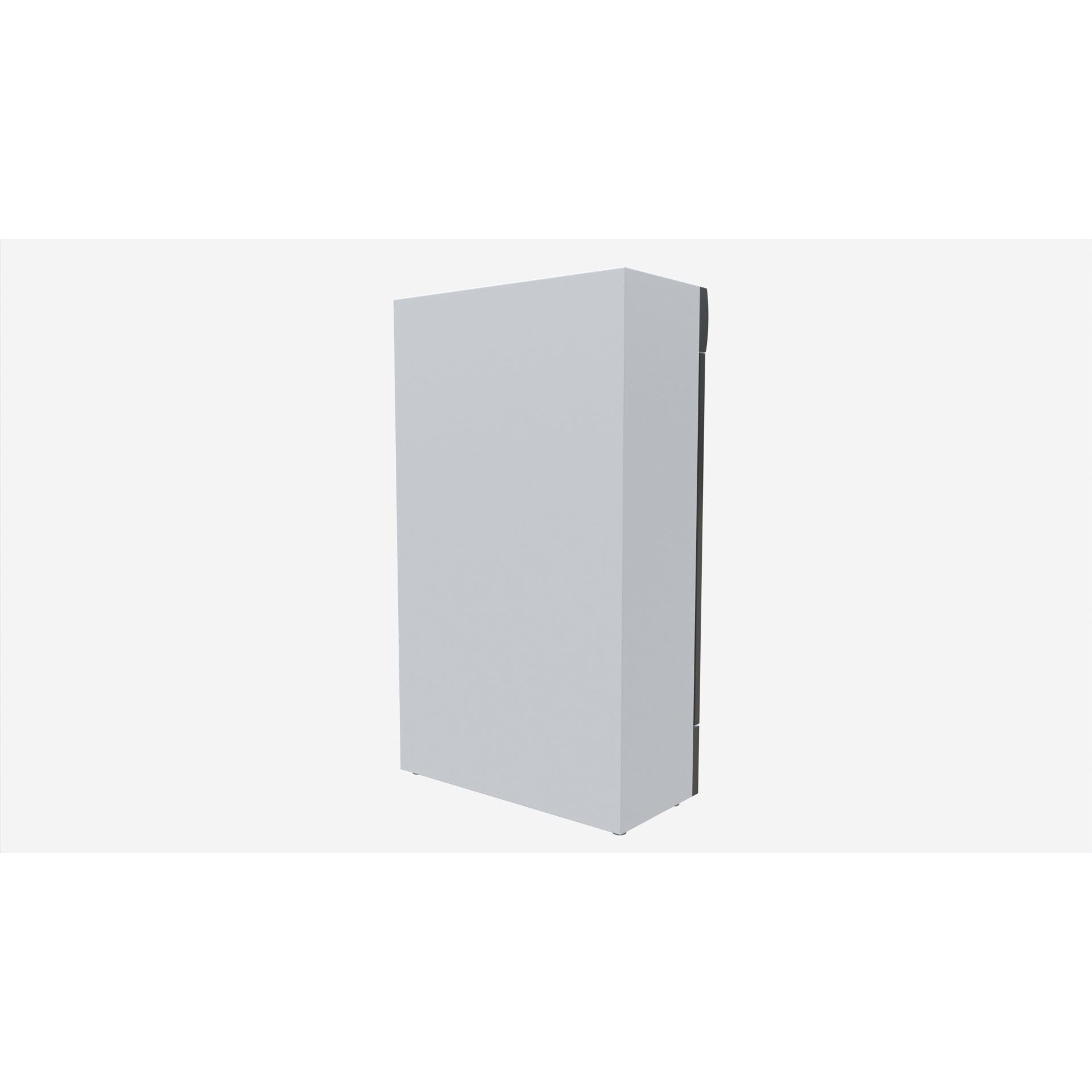 Beverage Cooler 3D Model – Industrial Double Fridge with PBR Textures - View 3