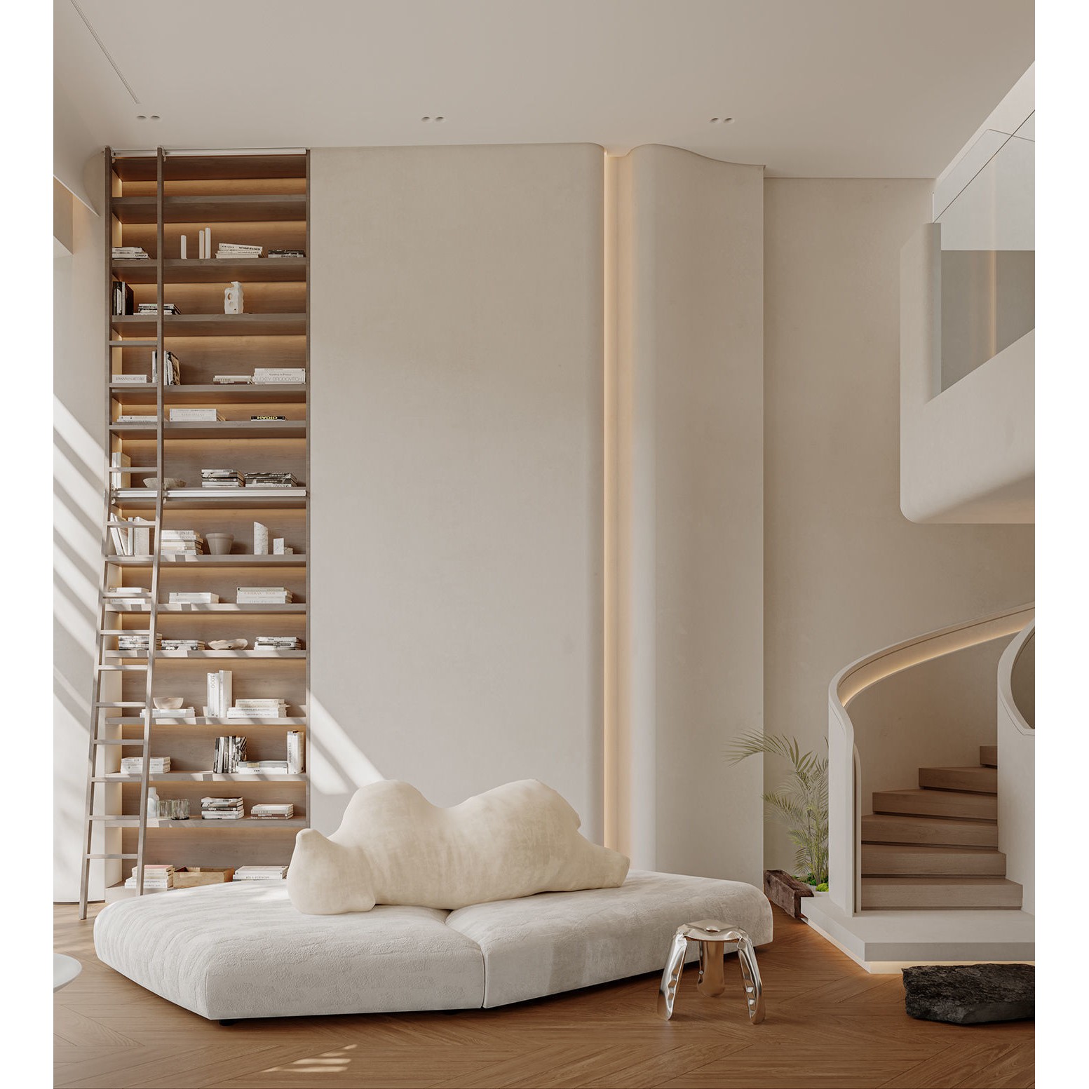 Living Room - Game-Ready 3D Model - View 4