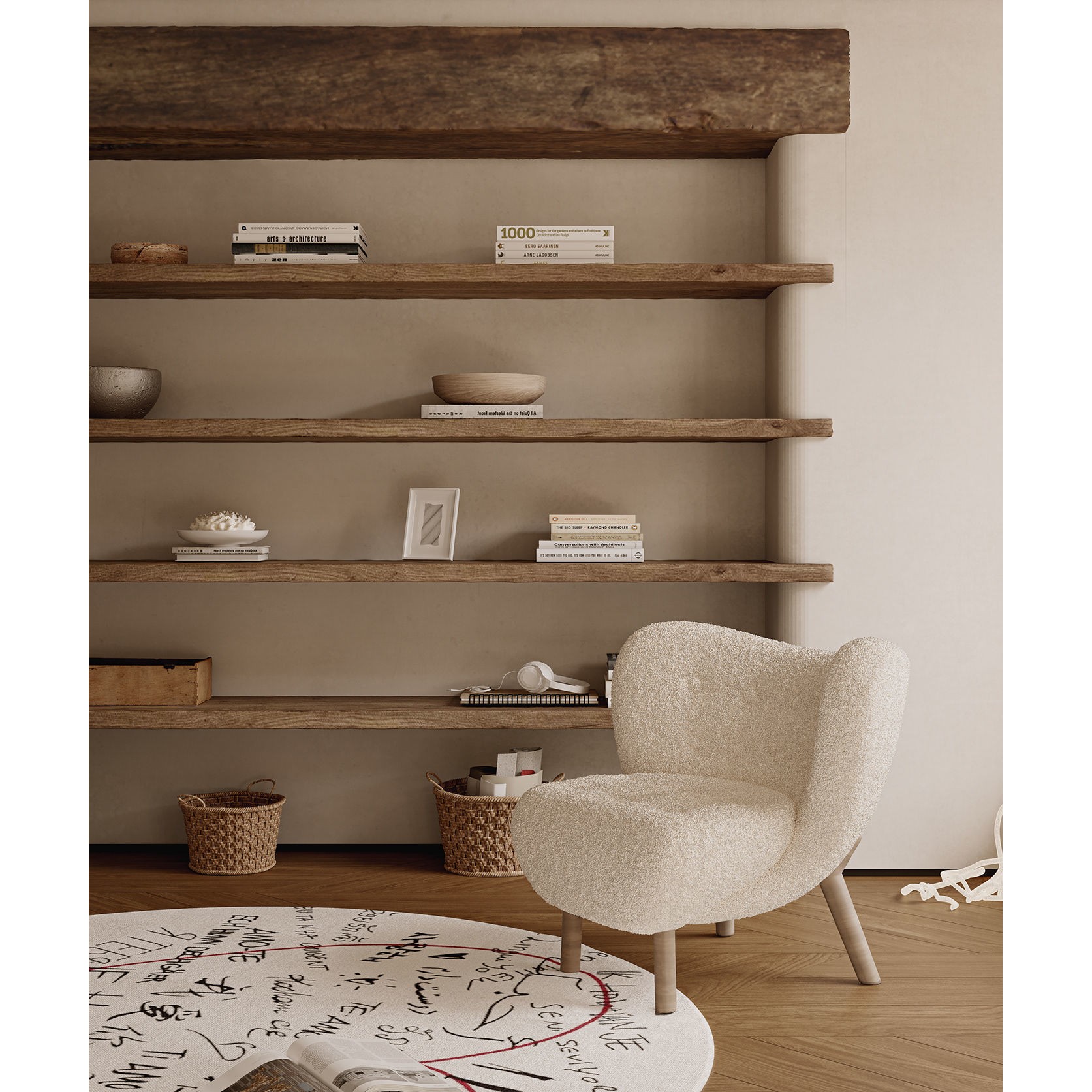 Living Room - Game-Ready 3D Model - View 6