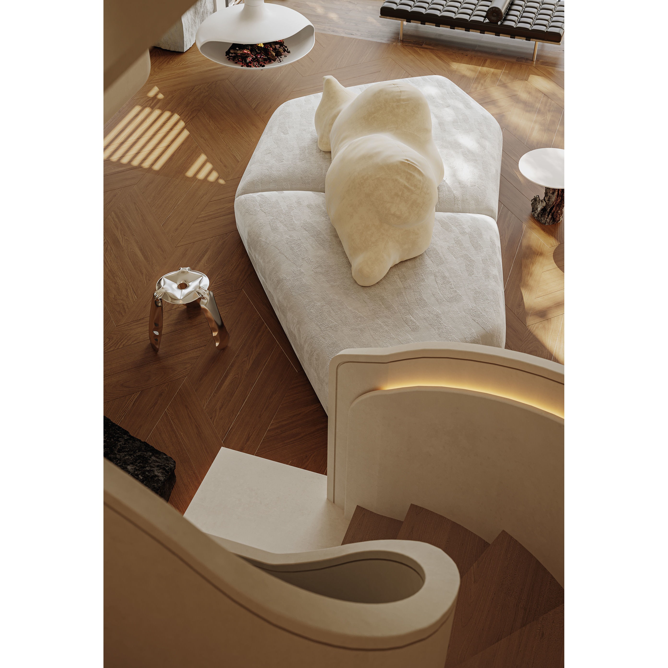 Living Room - Game-Ready 3D Model - View 8